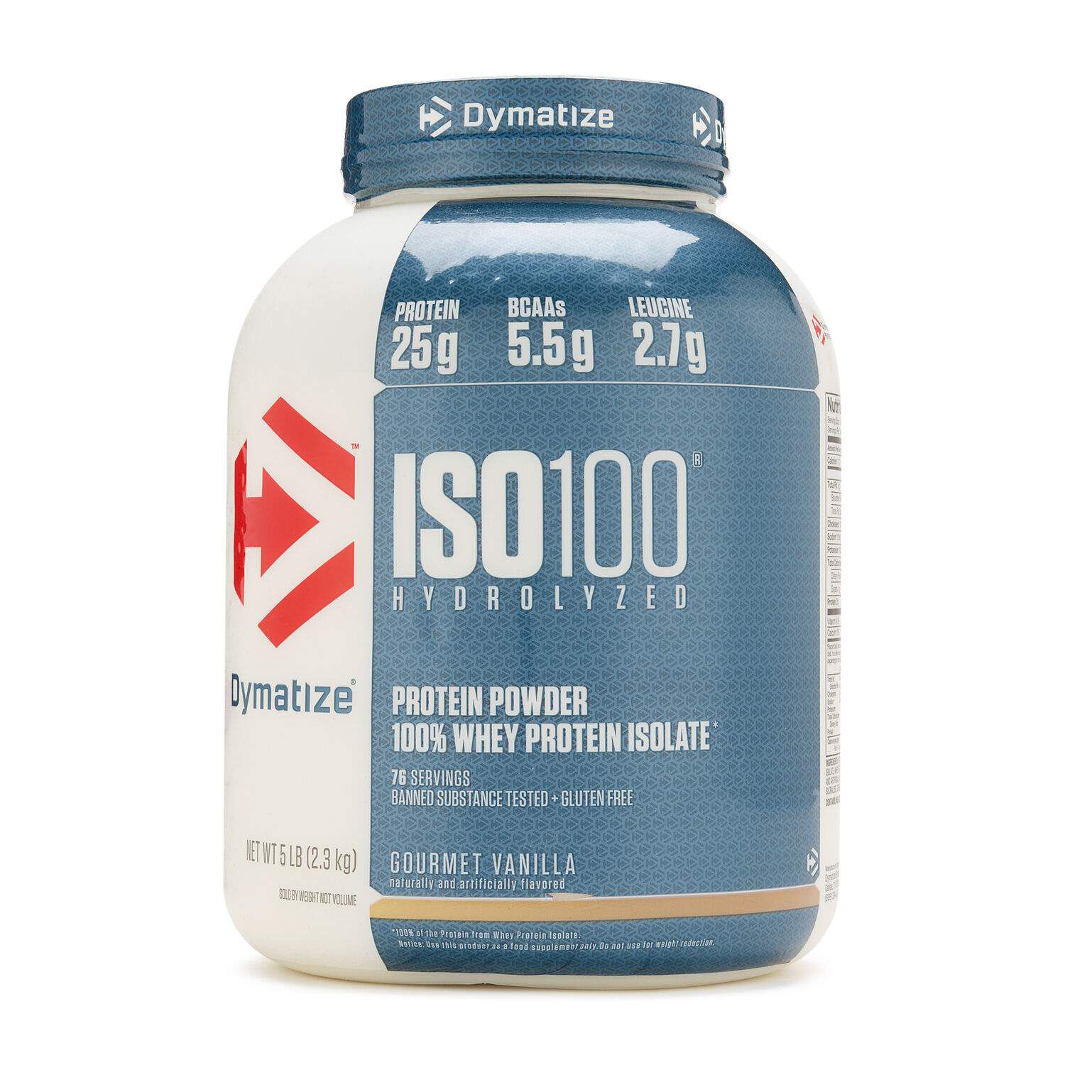 ISO100 Hydrolyzed, 100% Whey Protein Isolate, Gourmet Vanilla