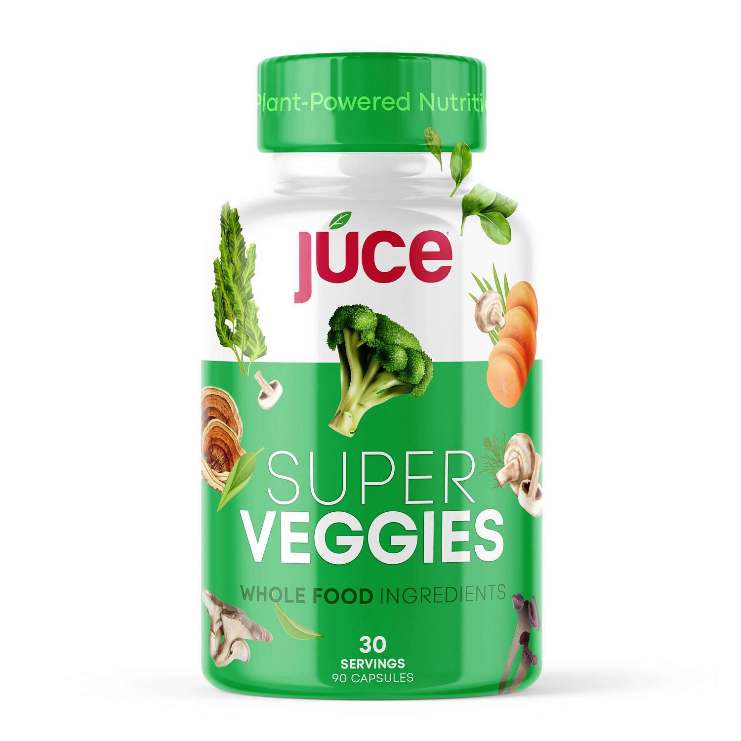 Juce Super Fruits and Veggies - 180 Capsules x 2 Bottles (30 Servings each)