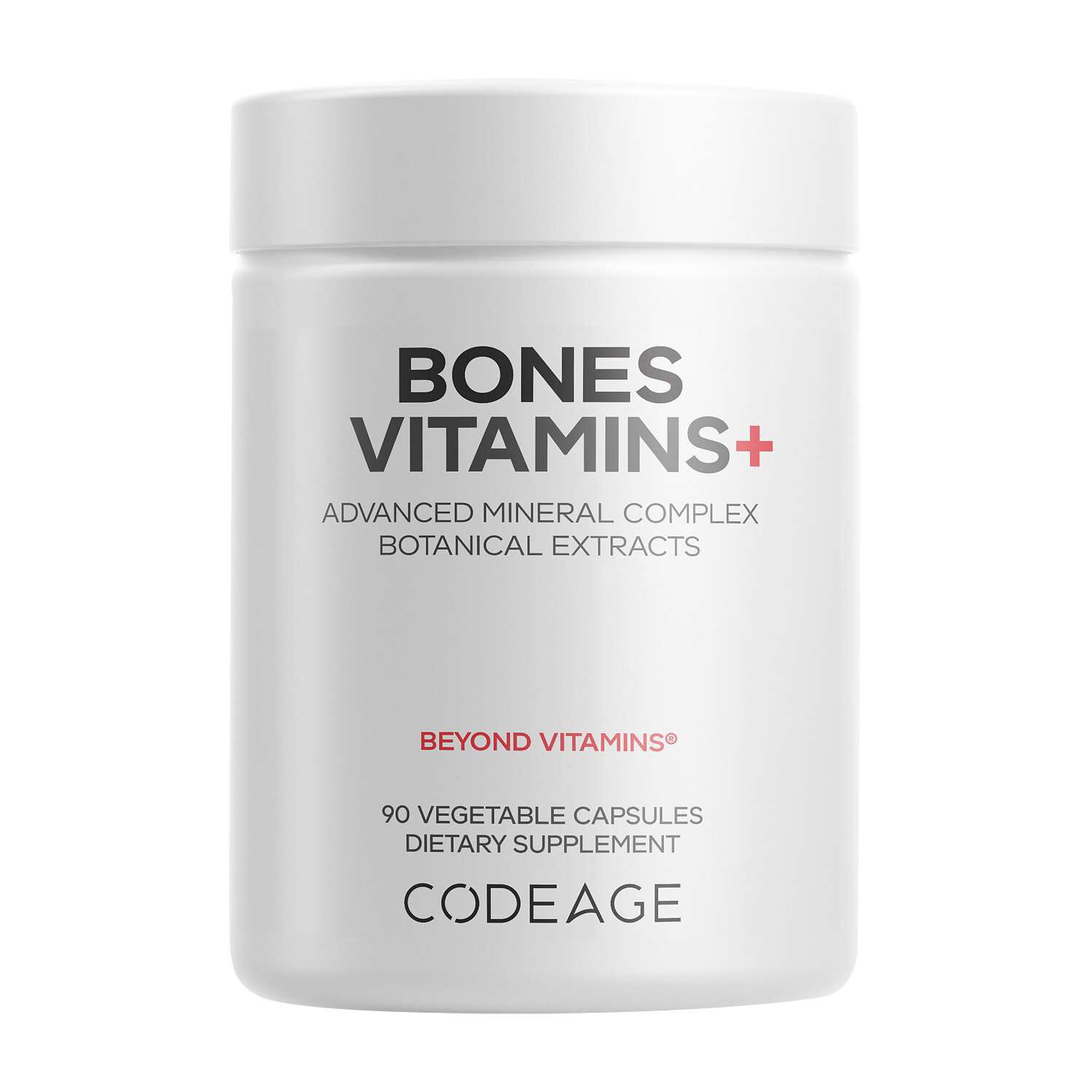 Bones Vitamins+ - 90 Vegetable Capsules (30 Servings)  | GNC