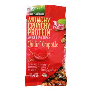 Munchy Crunchy Protein Whole Bean Snack - Chillin&#39; Chipotle &#40;10 Packs&#41; Chillin&#39; Chipotle | GNC
