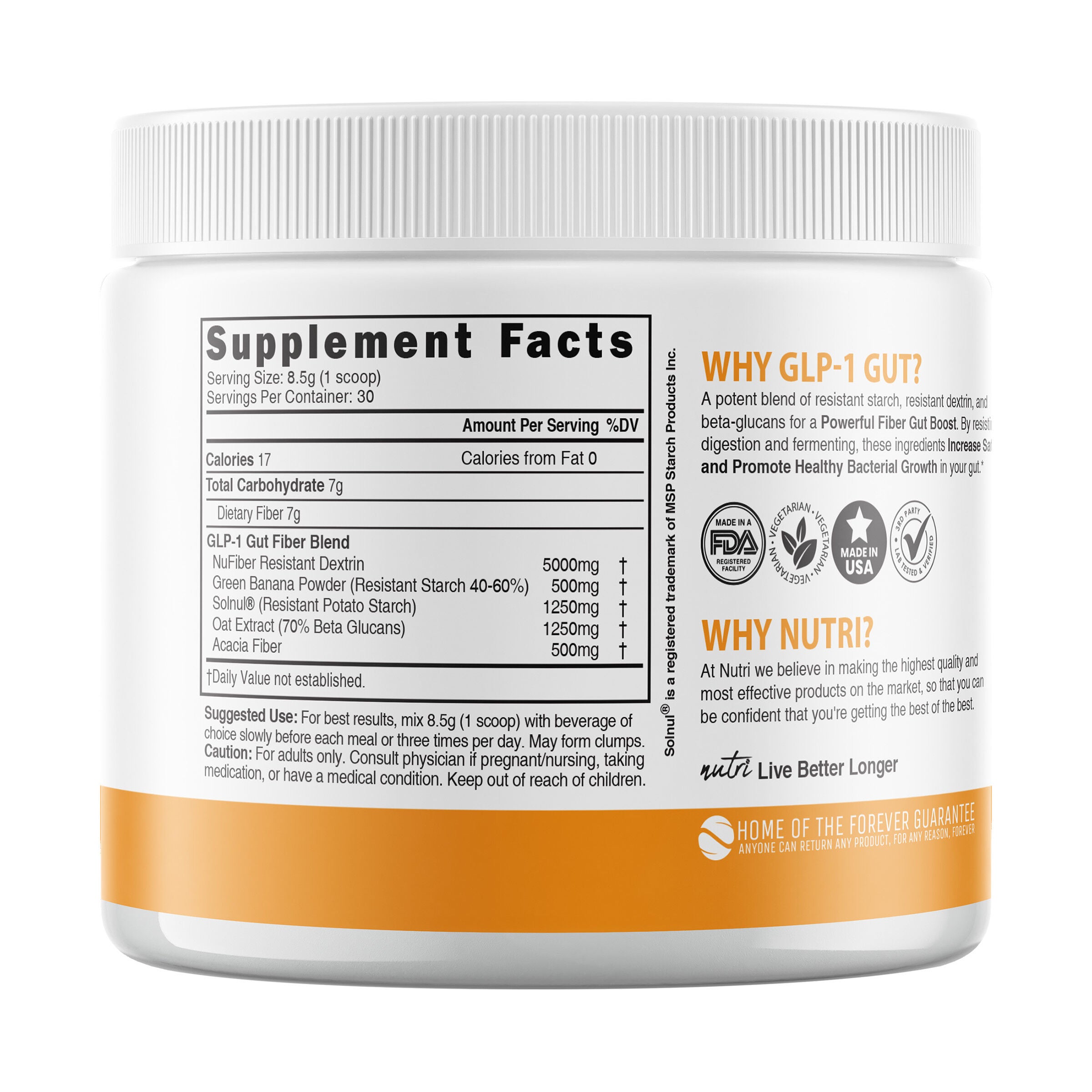 GLP-1 Gut Support 7g - Unflavored (30 Servings)  | GNC