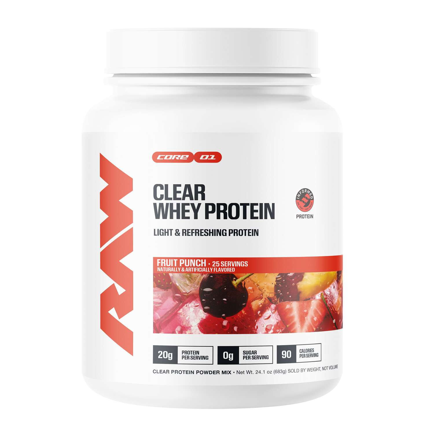 Clear Whey Protein - Fruit Punch (25 Servings) Fruit Punch | GNC