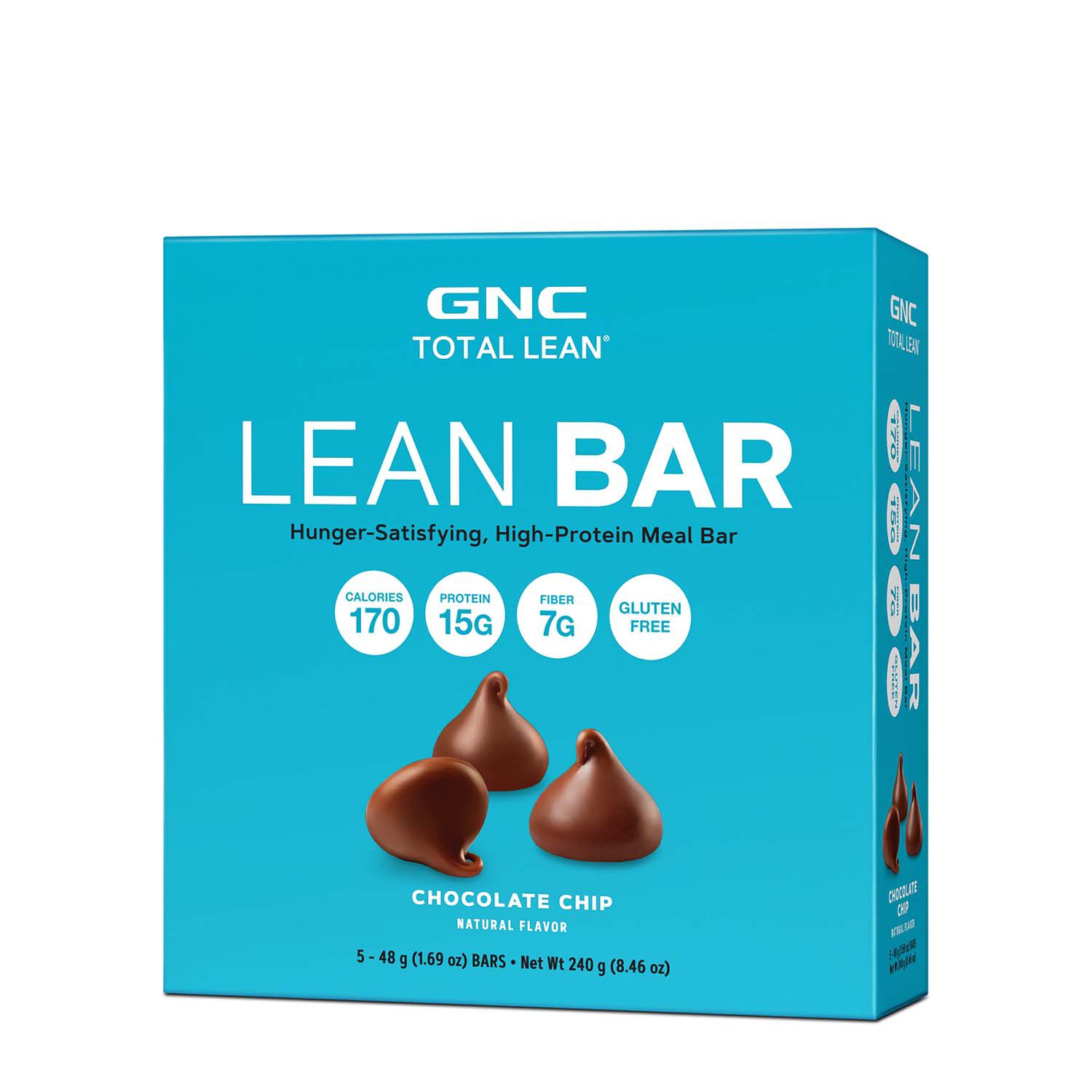 GNC Total Lean® Lean Bar Chocolate Chip (5 Bars)