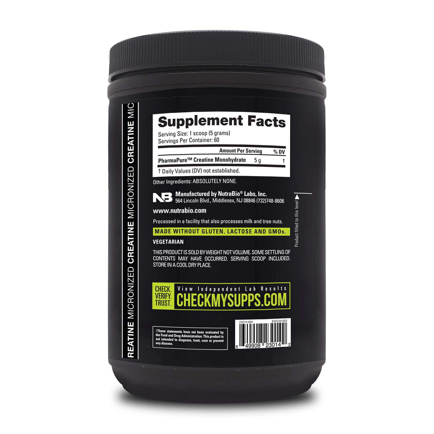 Creatine Monohydrate - 60 Servings