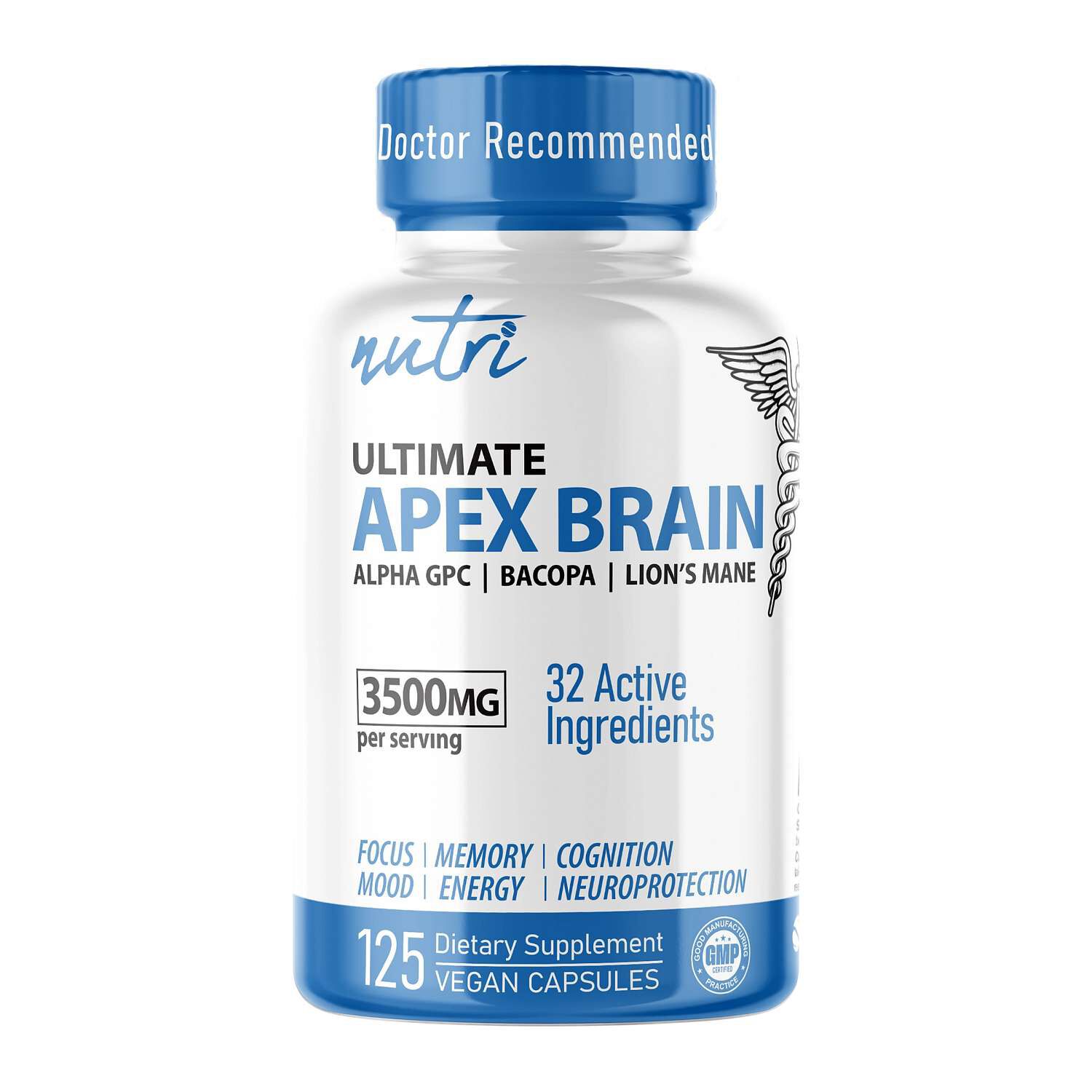 Ultimate Apex Brain - 125 Capsules (25 Servings)