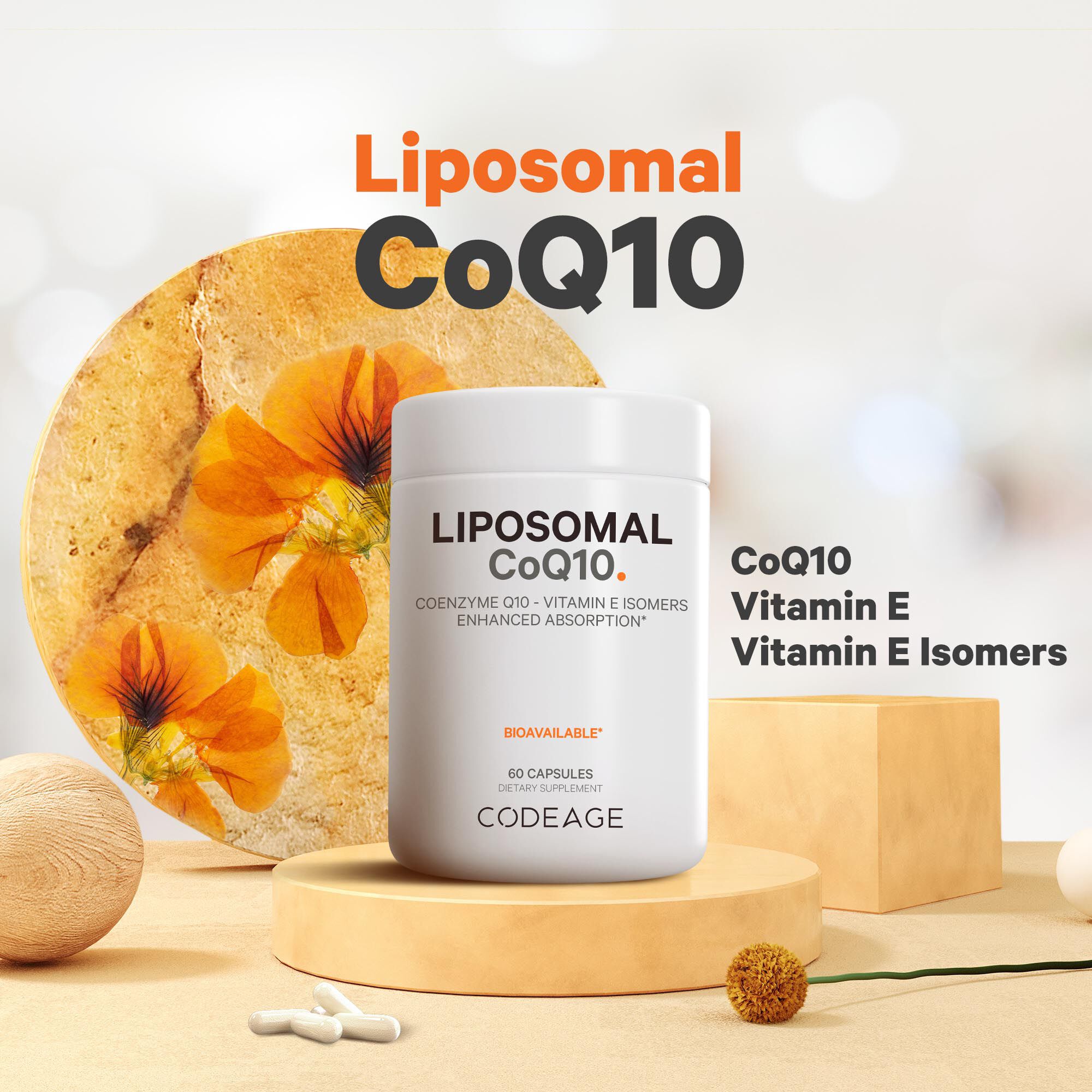 Liposomal CoQ10 - 60 Capsules (60 Servings)  | GNC