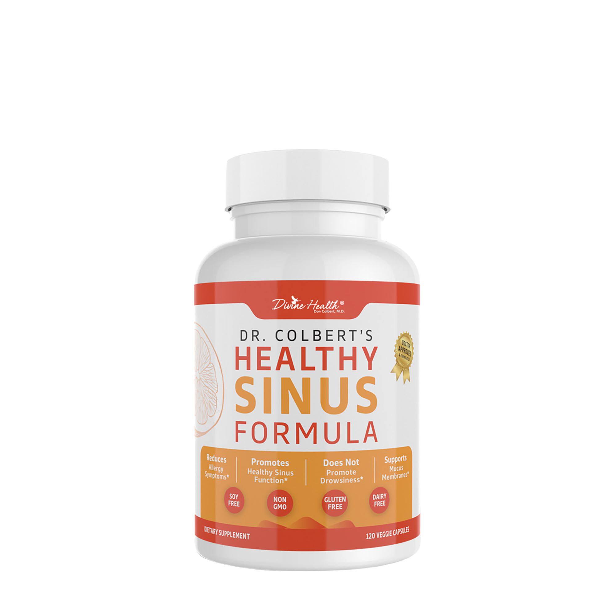 Healthy Sinus and Allergy Formula - 120 Veggie Capsules (60 Servings)  | GNC