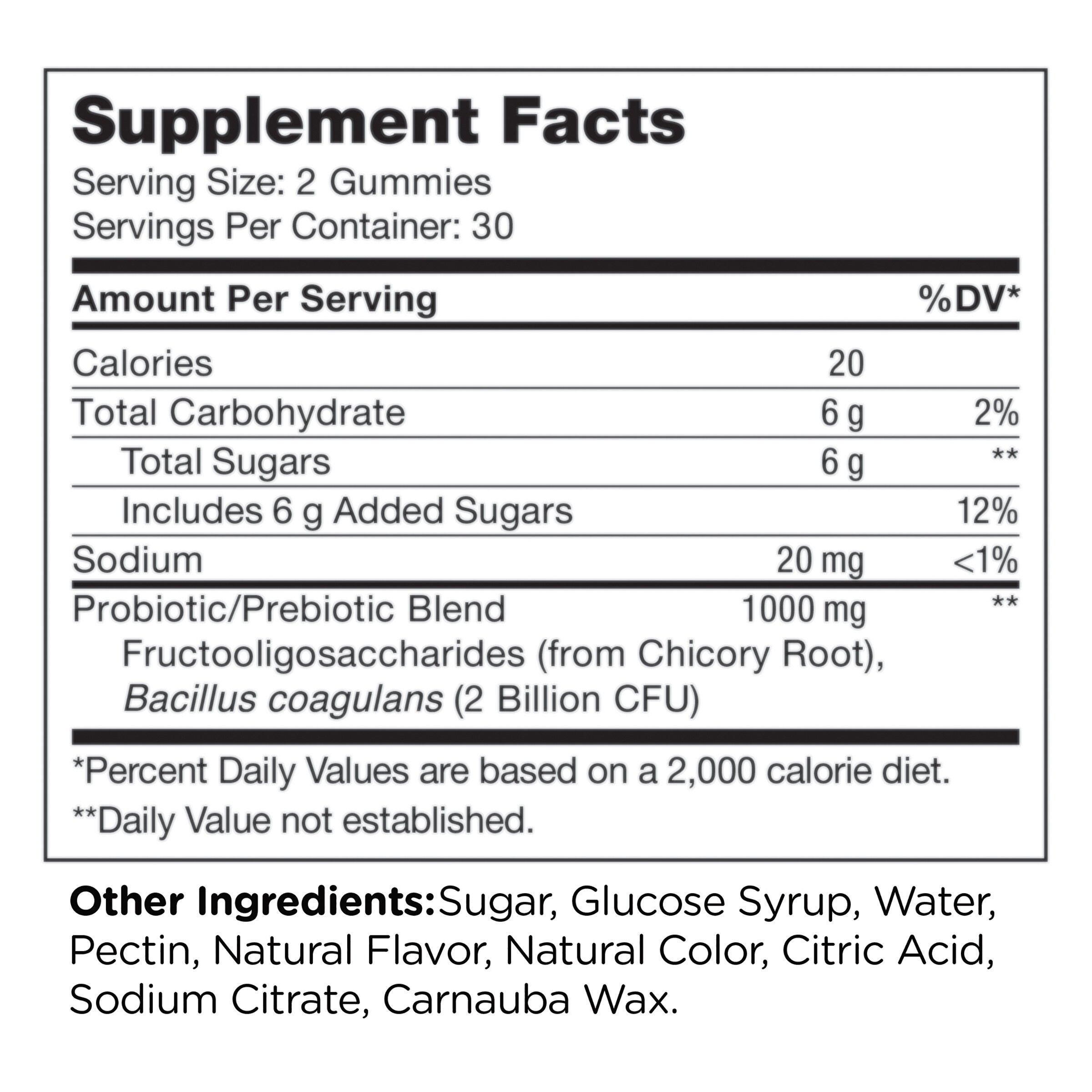 Chapter One&trade; P Is For Probiotics - Raspberry Orange - 60 Gummies (30 Servings)  | GNC