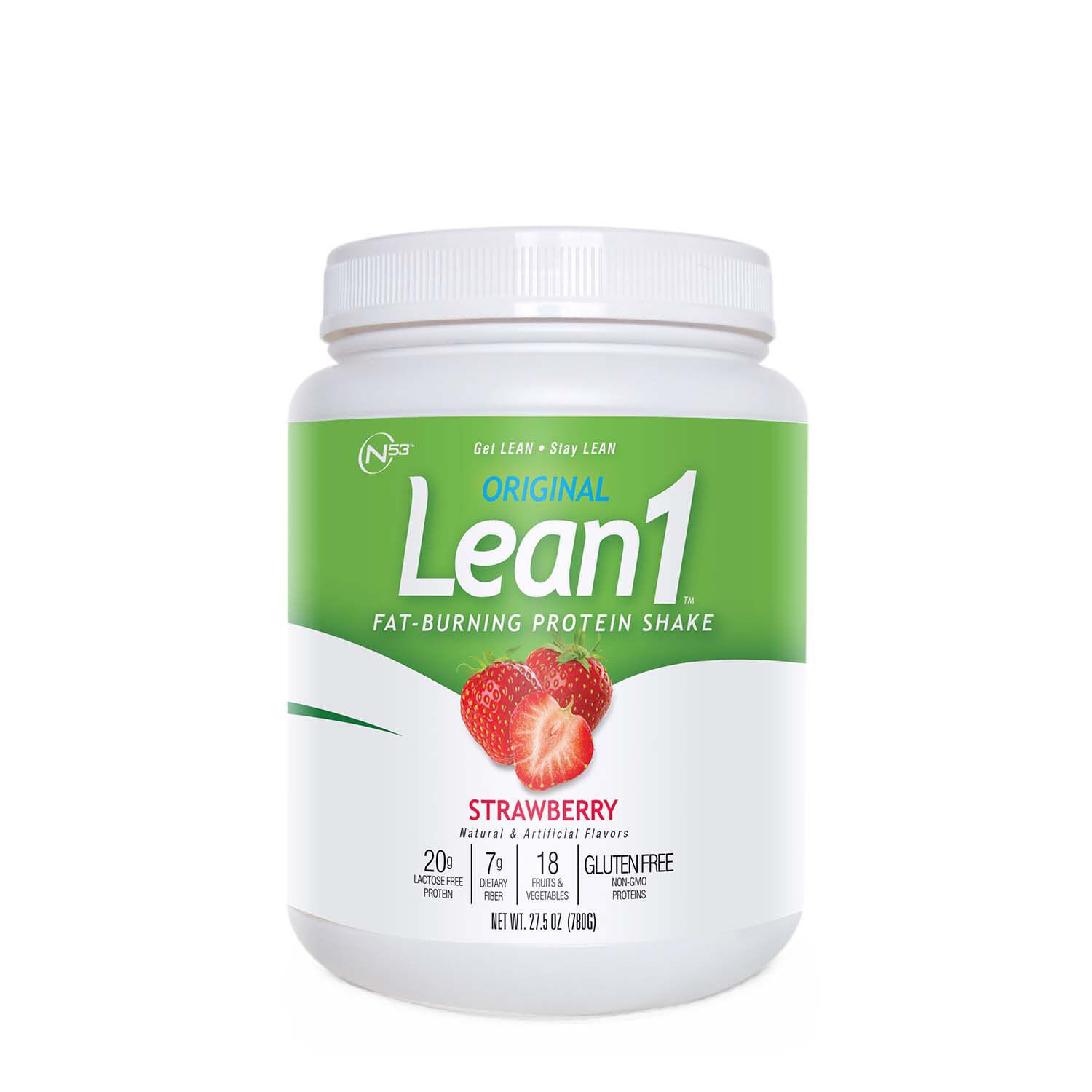 Nutrition53 Lean1 Fat Burning Protein Shake Strawberry