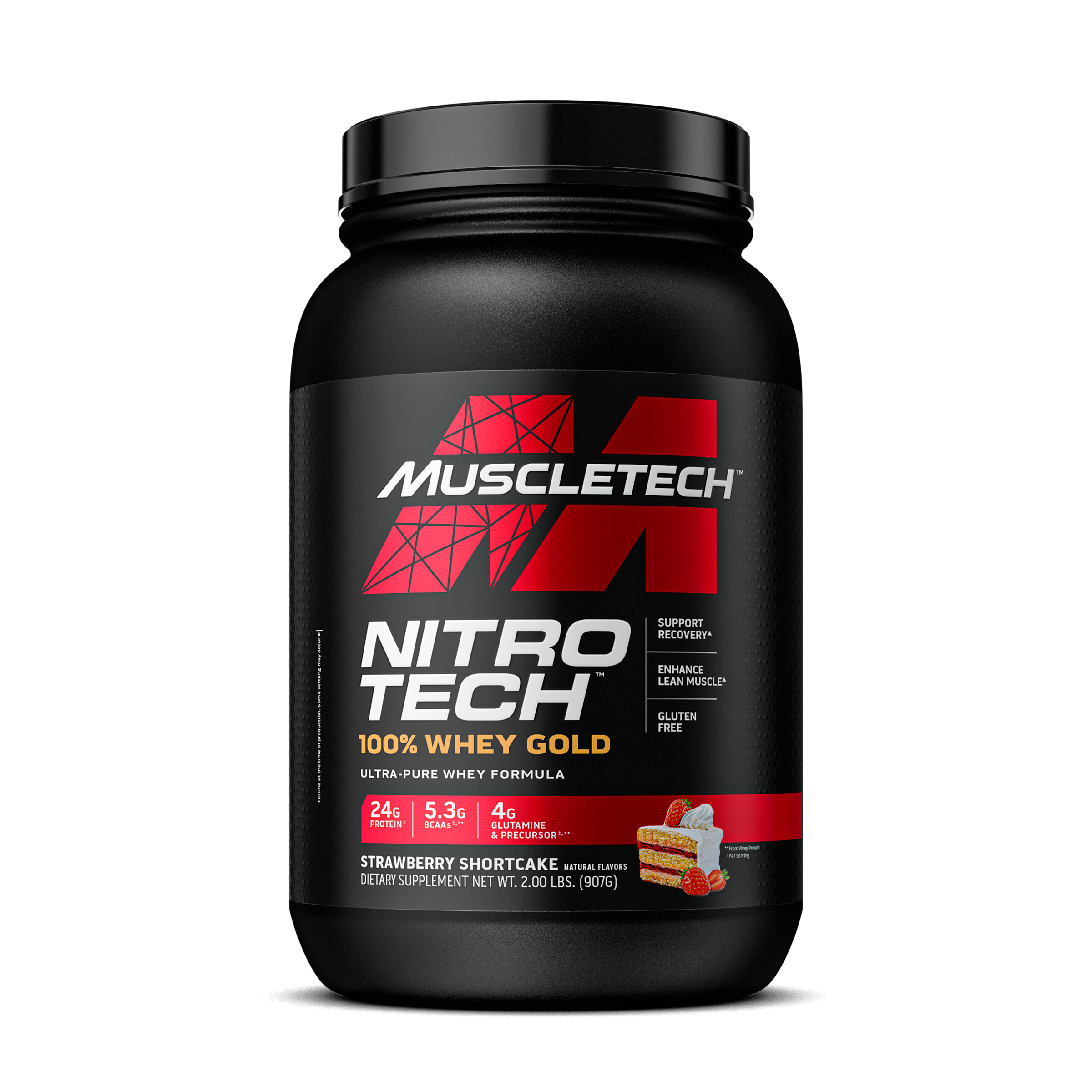 Nitro-Tech&trade; 100% Whey Gold - Strawberry Shortcake &#40;28 Servings&#41;  | GNC