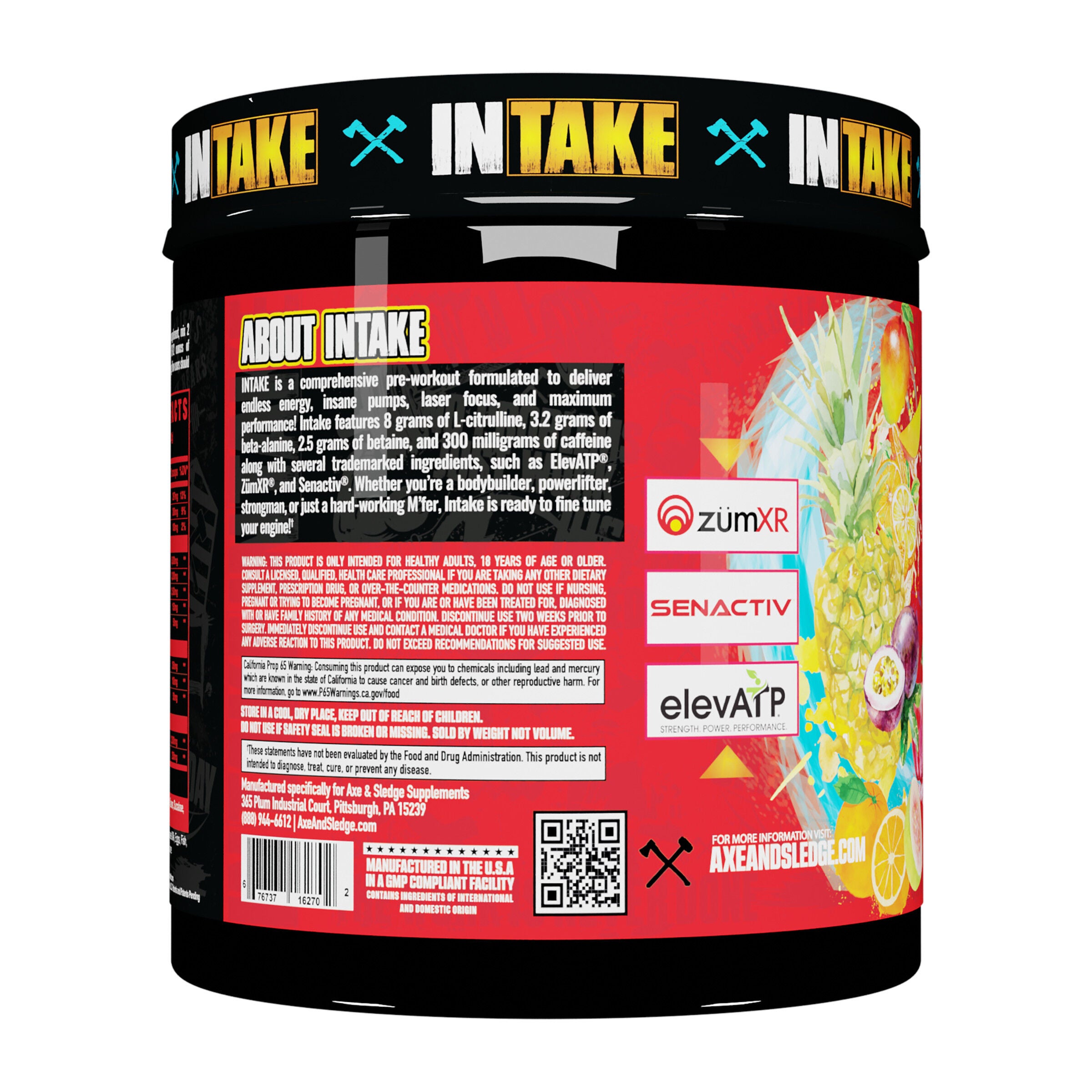 Intake All-In-One Pre-Workout - Fruit Kaboom (40 Servings) Fruit Kaboom | GNC