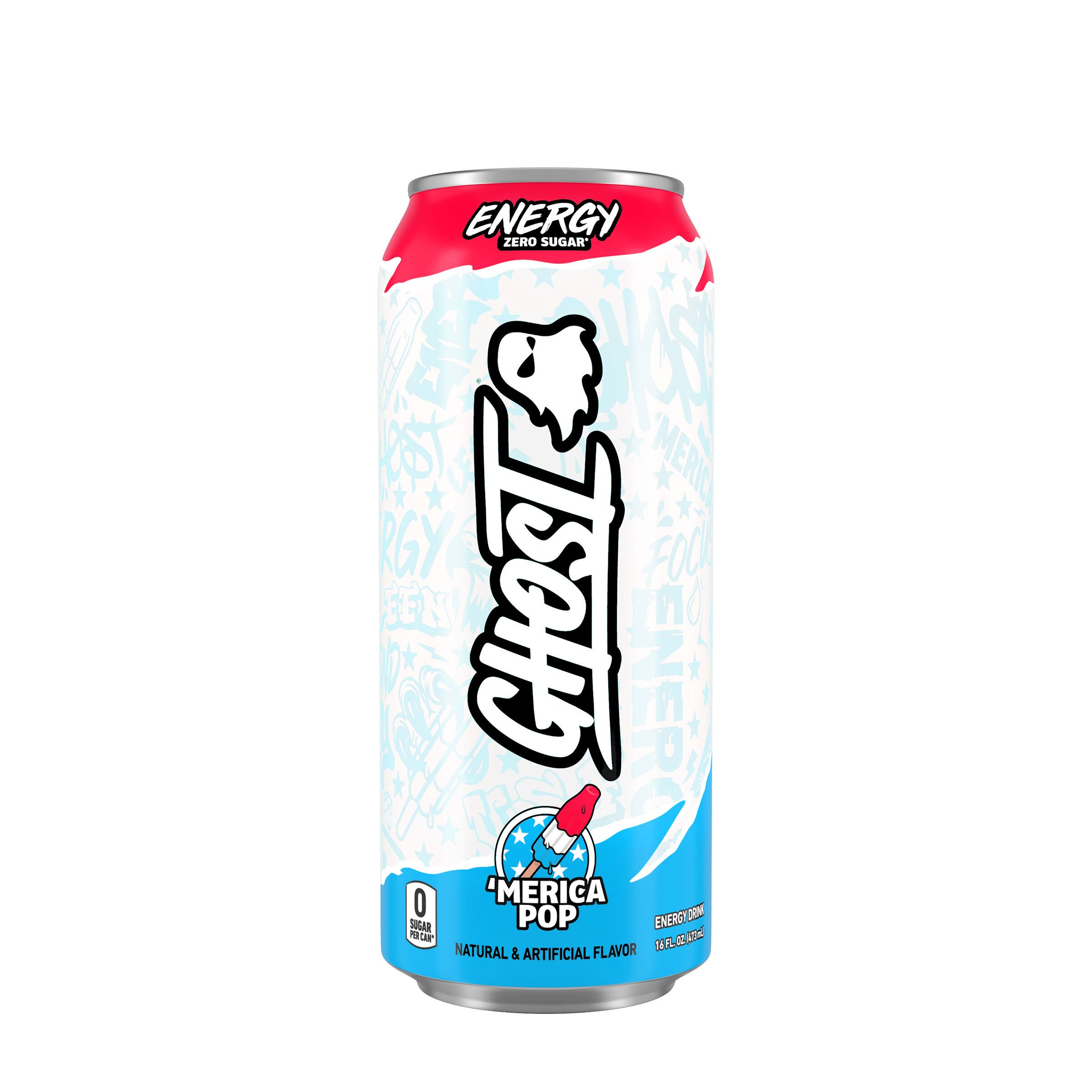 Energy Drink - 'Merica Pop - 16oz. (12 Cans) 'Merica Pop | GNC