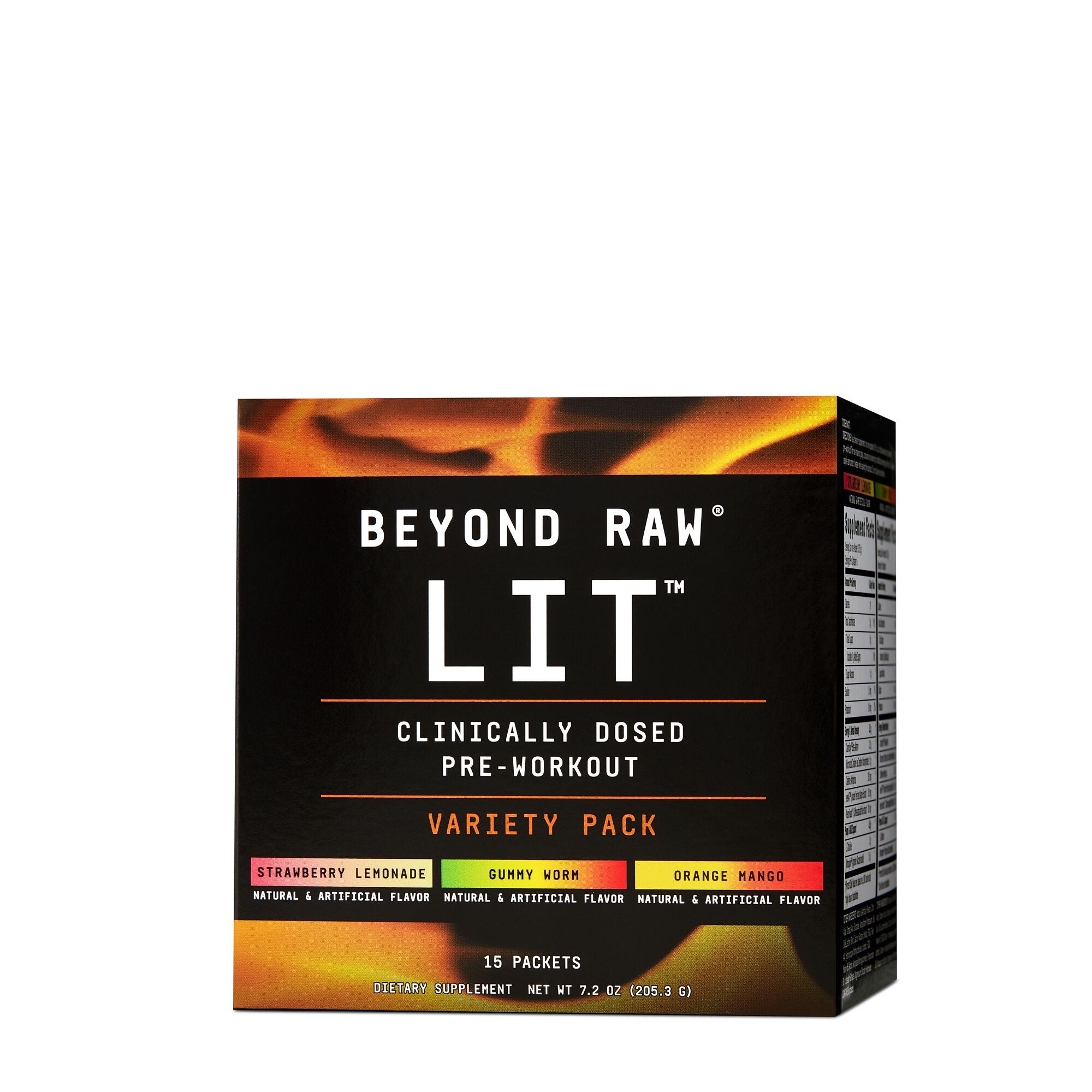 Beyond Raw Lit Pre Workout Variety Pack Gnc