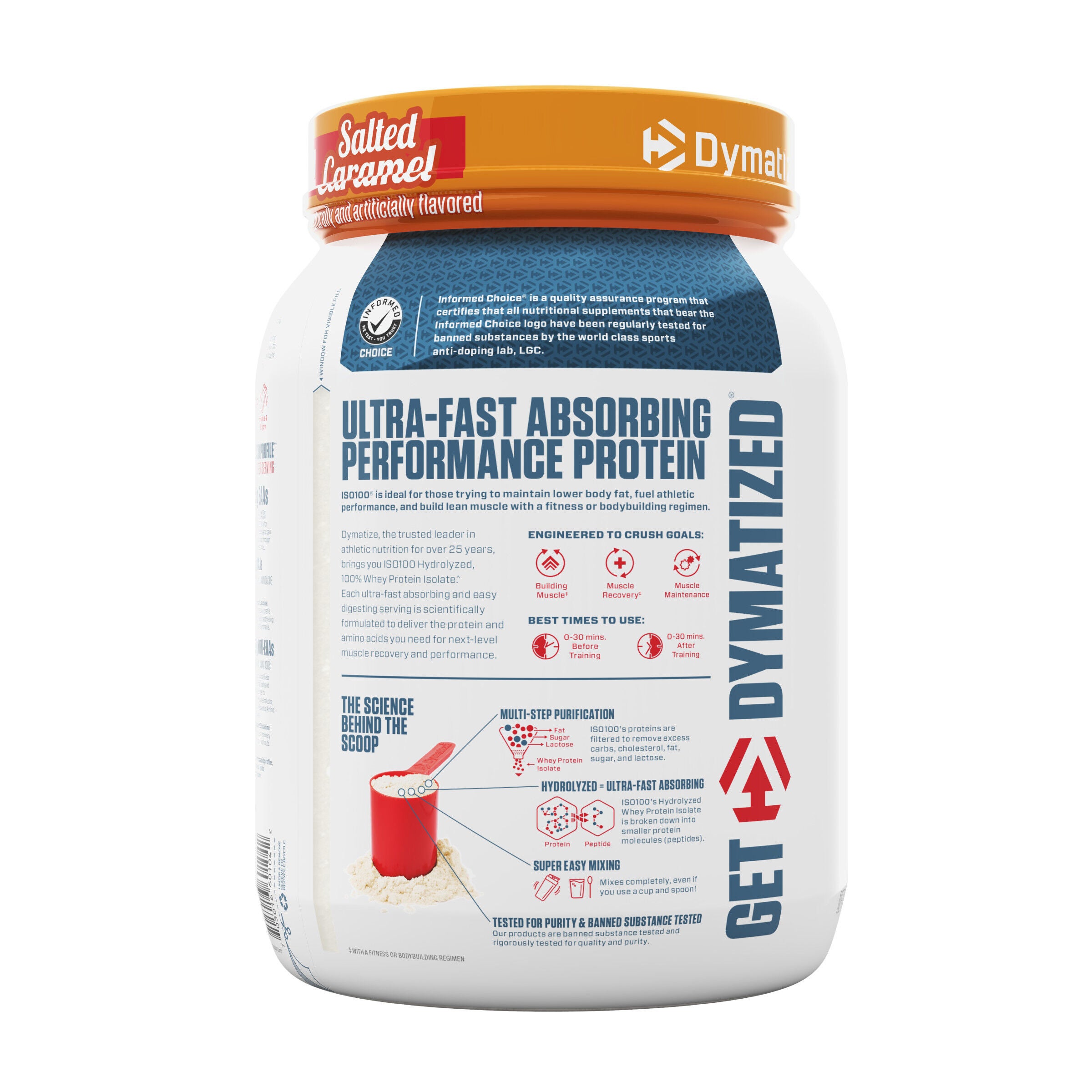 ISO100 Hydrolyzed - Salted Caramel (20 Servings) Salted Caramel | GNC