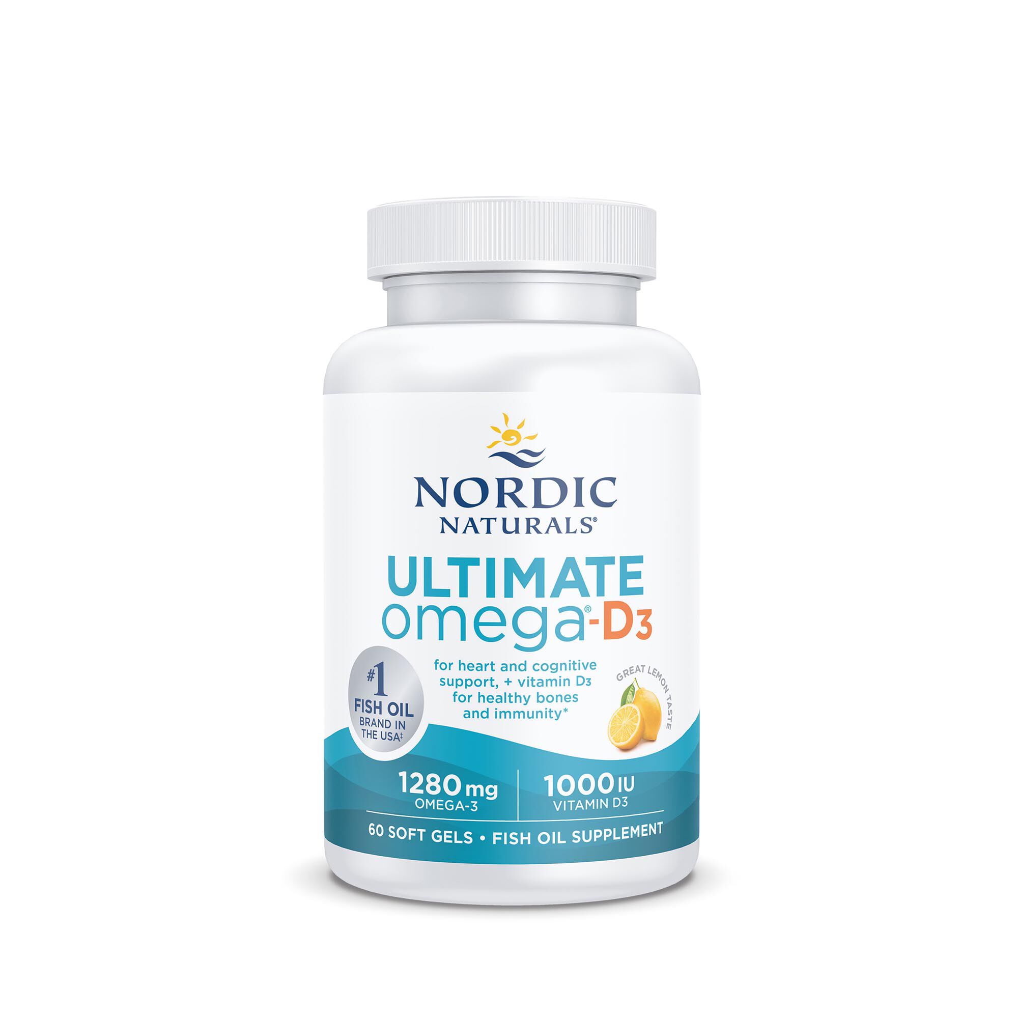 Ultimate Omega&reg; D3 - Lemon - 30 Softgels (30 Servings)  | GNC