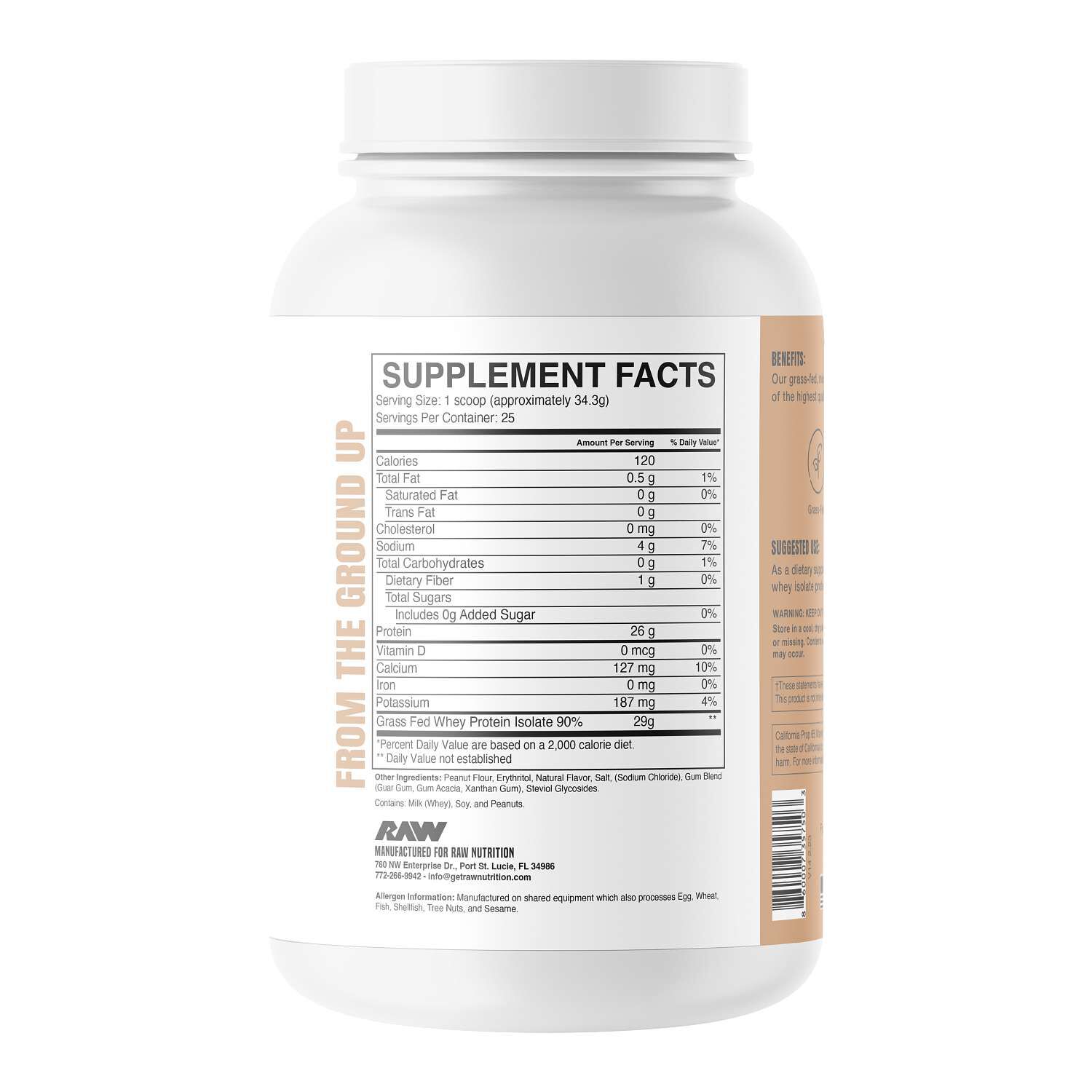Isolate Protein - Peanut Butter (25 Servings)