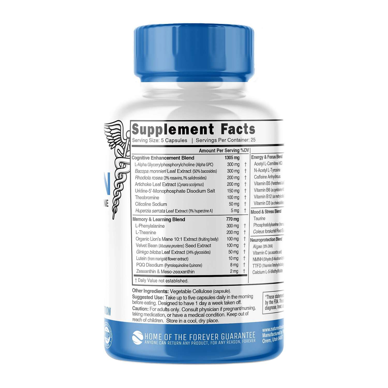Ultimate Apex Brain - 125 Capsules (25 Servings)