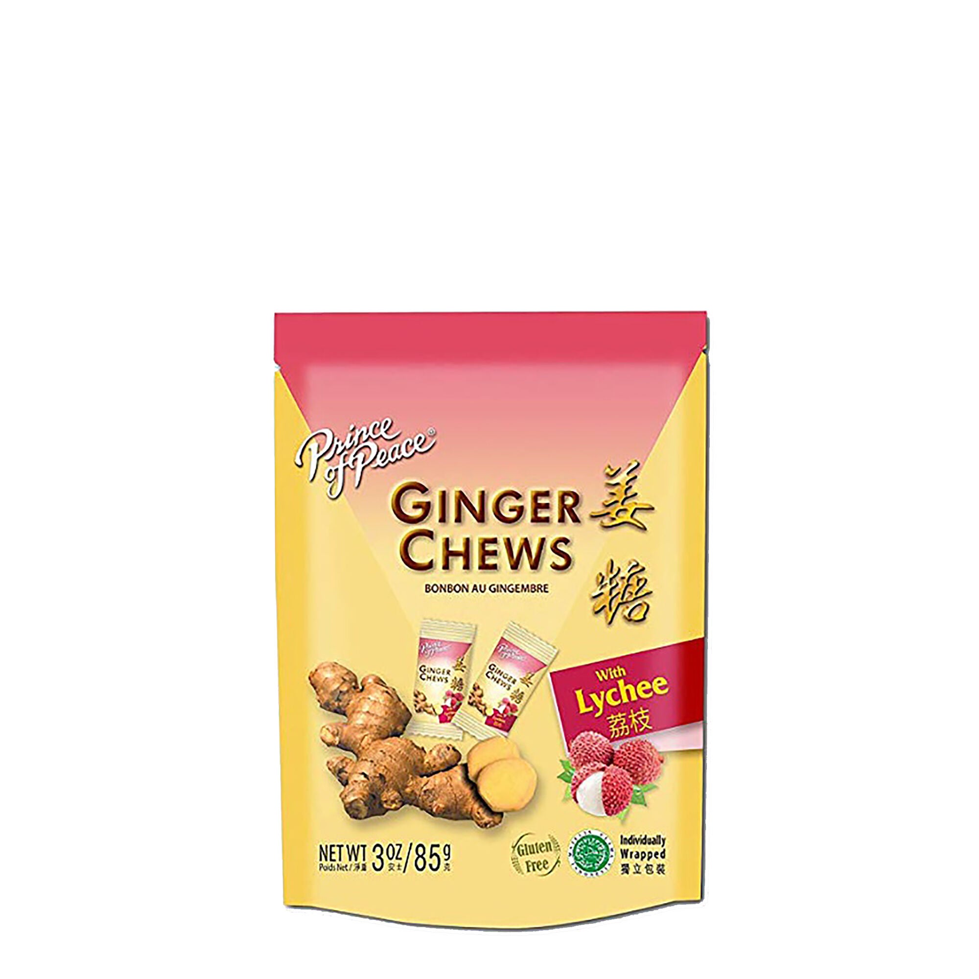 Prince of Peace® Ginger Chews Lychee GNC