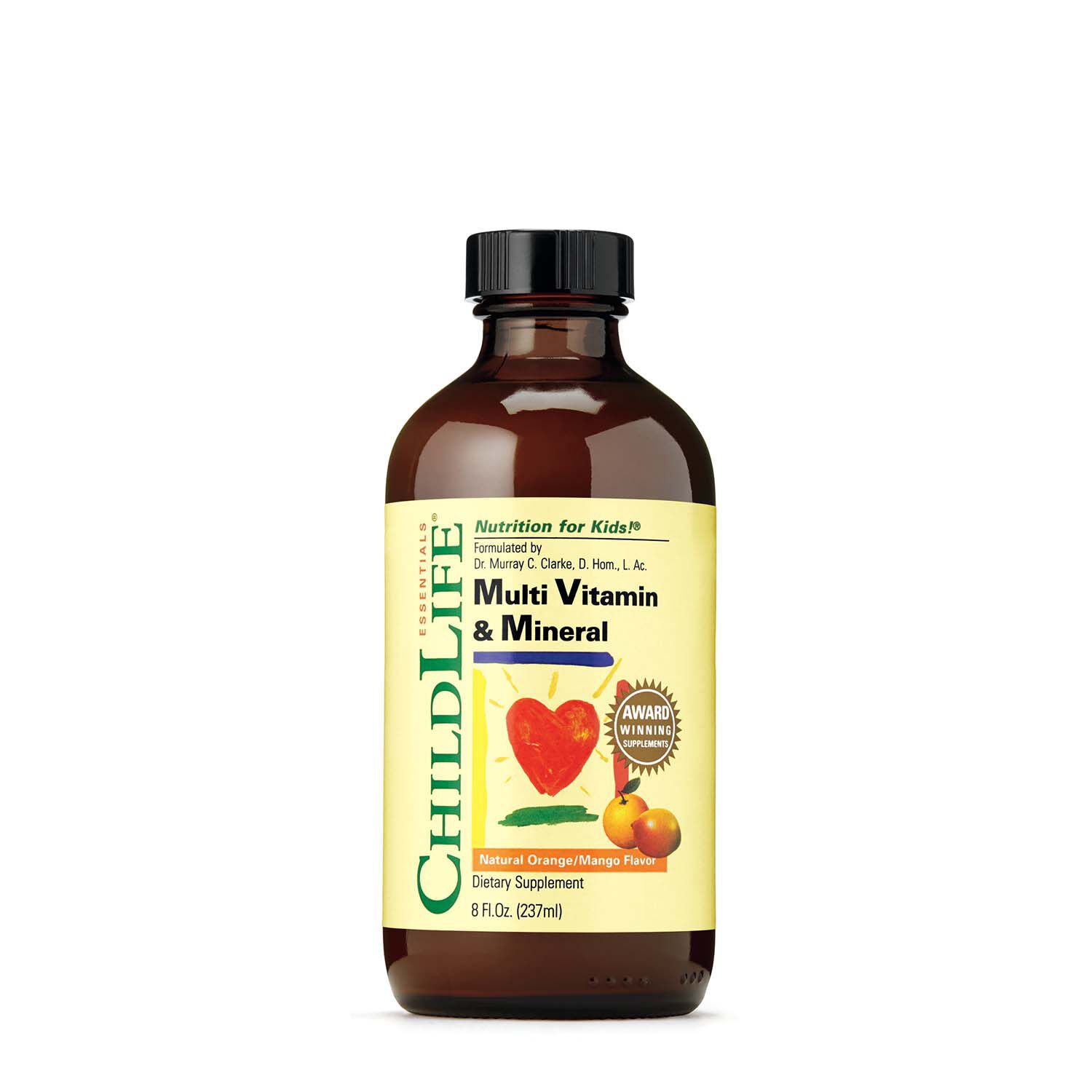 Childlife Multi Vitamin And Mineral Natural Orange Mango Flavor Gnc
