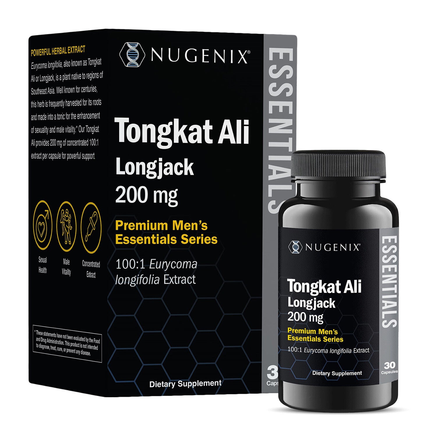 Tongkat Ali Longjack - 30 Capsules (30 Servings)  | GNC