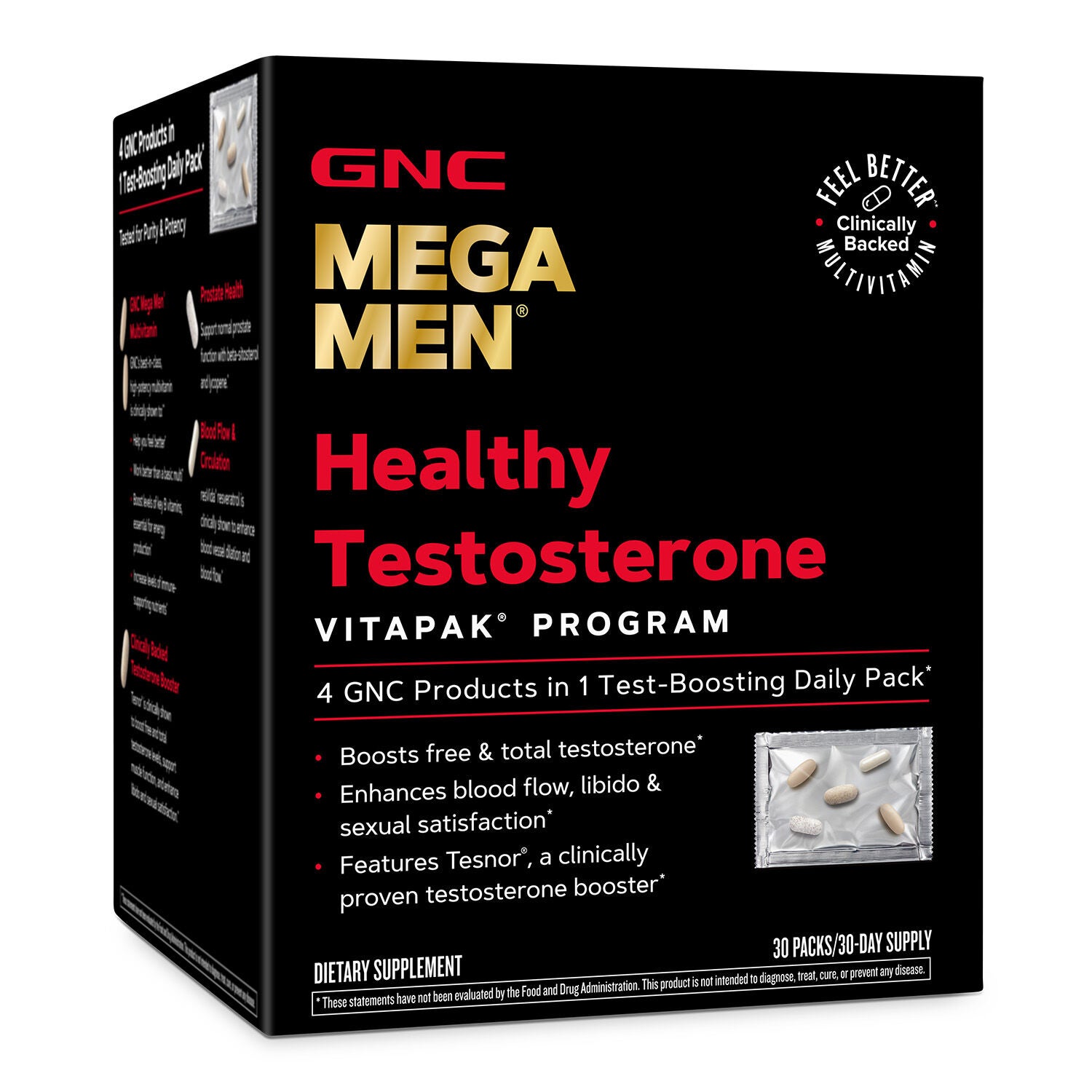 Healthy Testosterone Vitapak&reg; Program V2 (1 Month Supply)  | GNC