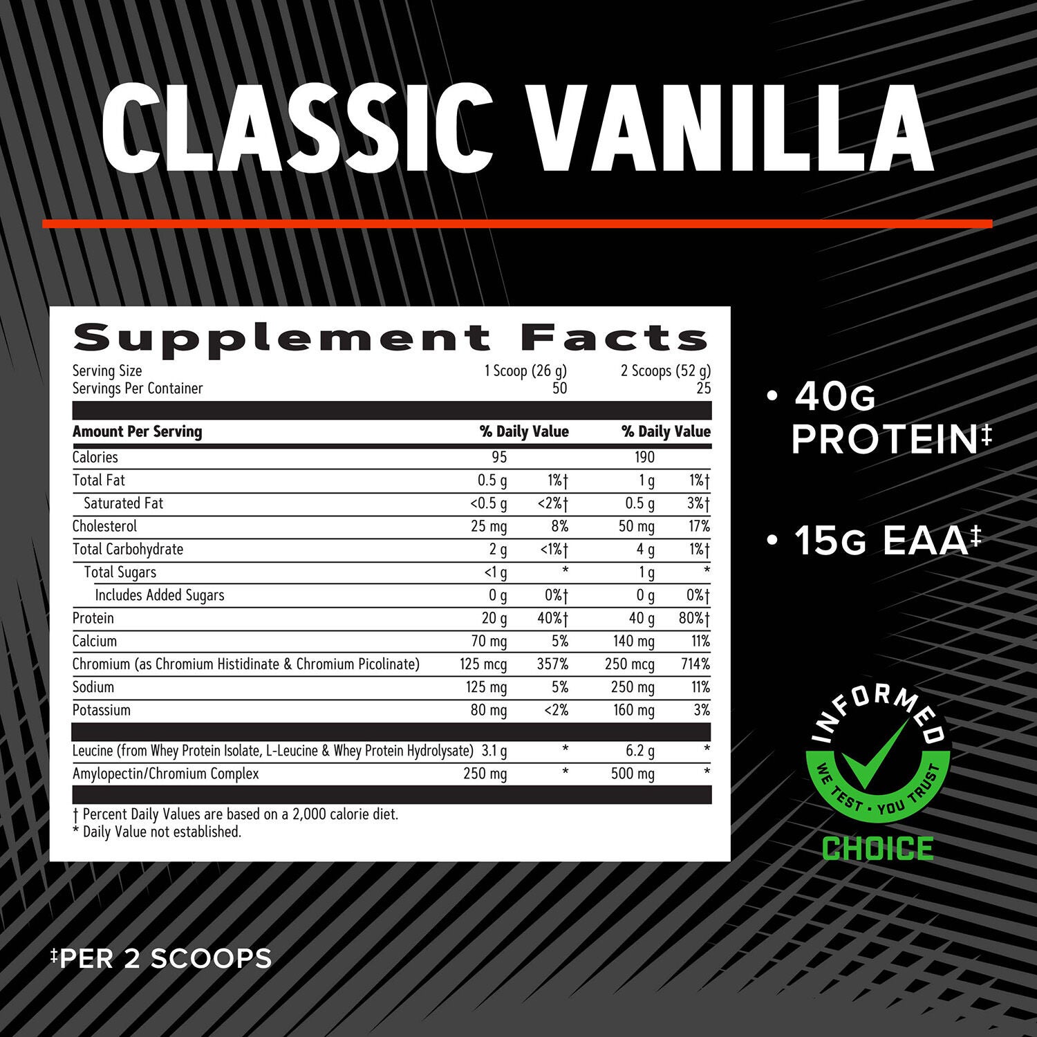 Wheybolic&trade; - Classic Vanilla (25 Servings)