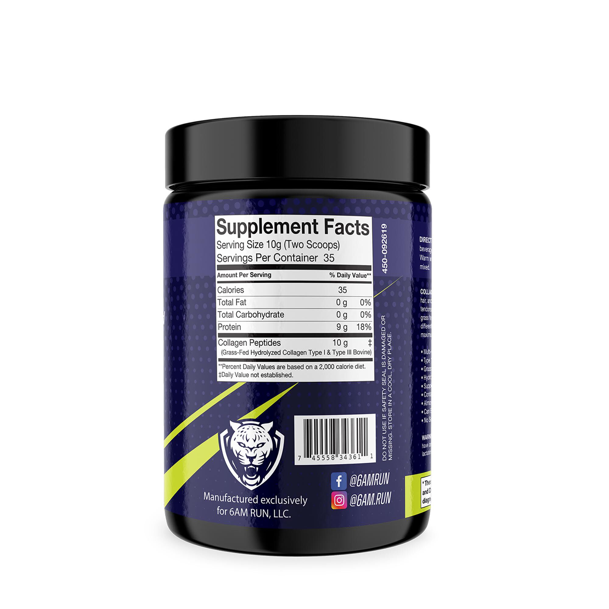 Heel Strike Hydrolyzed Collagen - 12.35 oz. (35 Servings)  | GNC