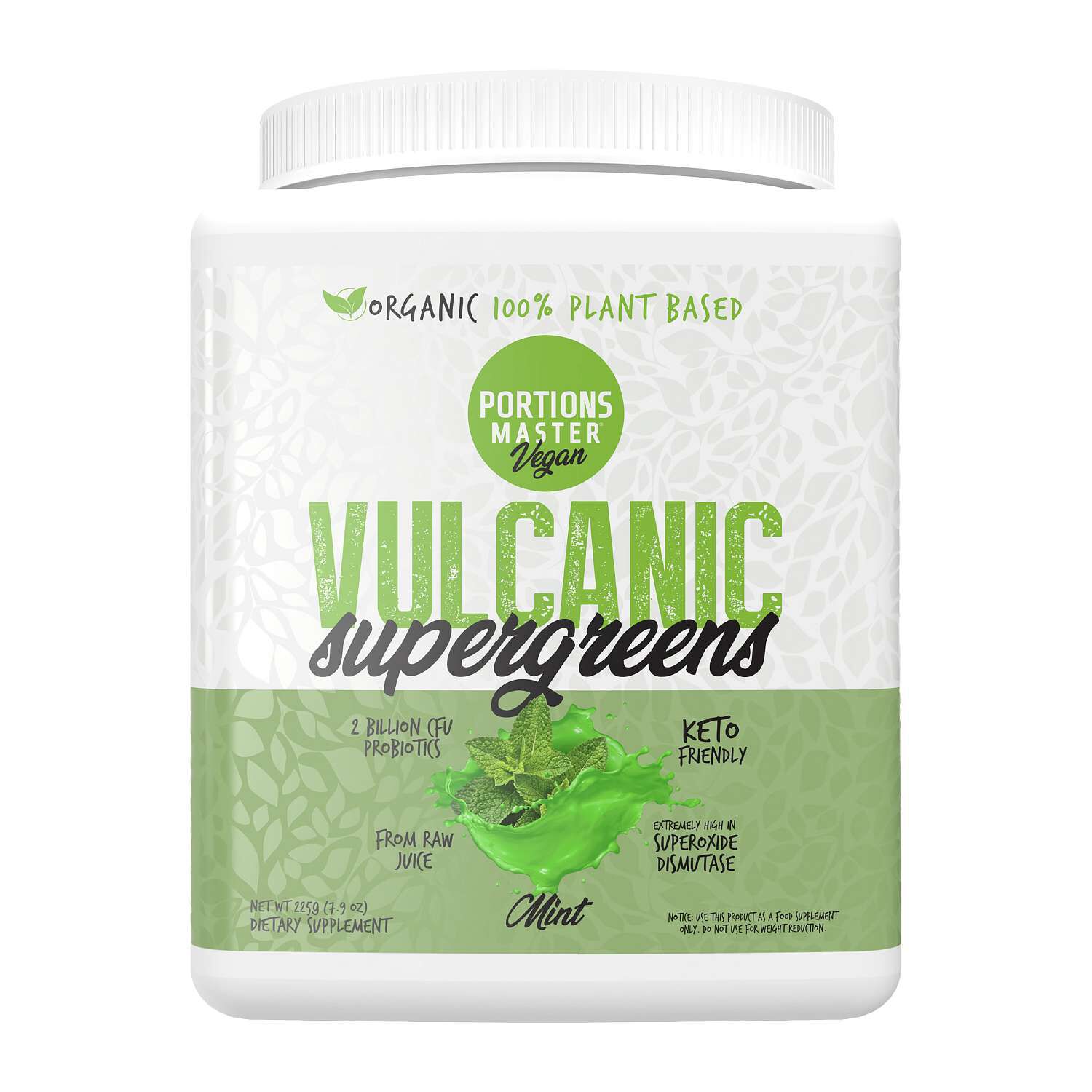 Vulcanic Supergreens - Mint - 7.9 oz. (45 Servings)  | GNC
