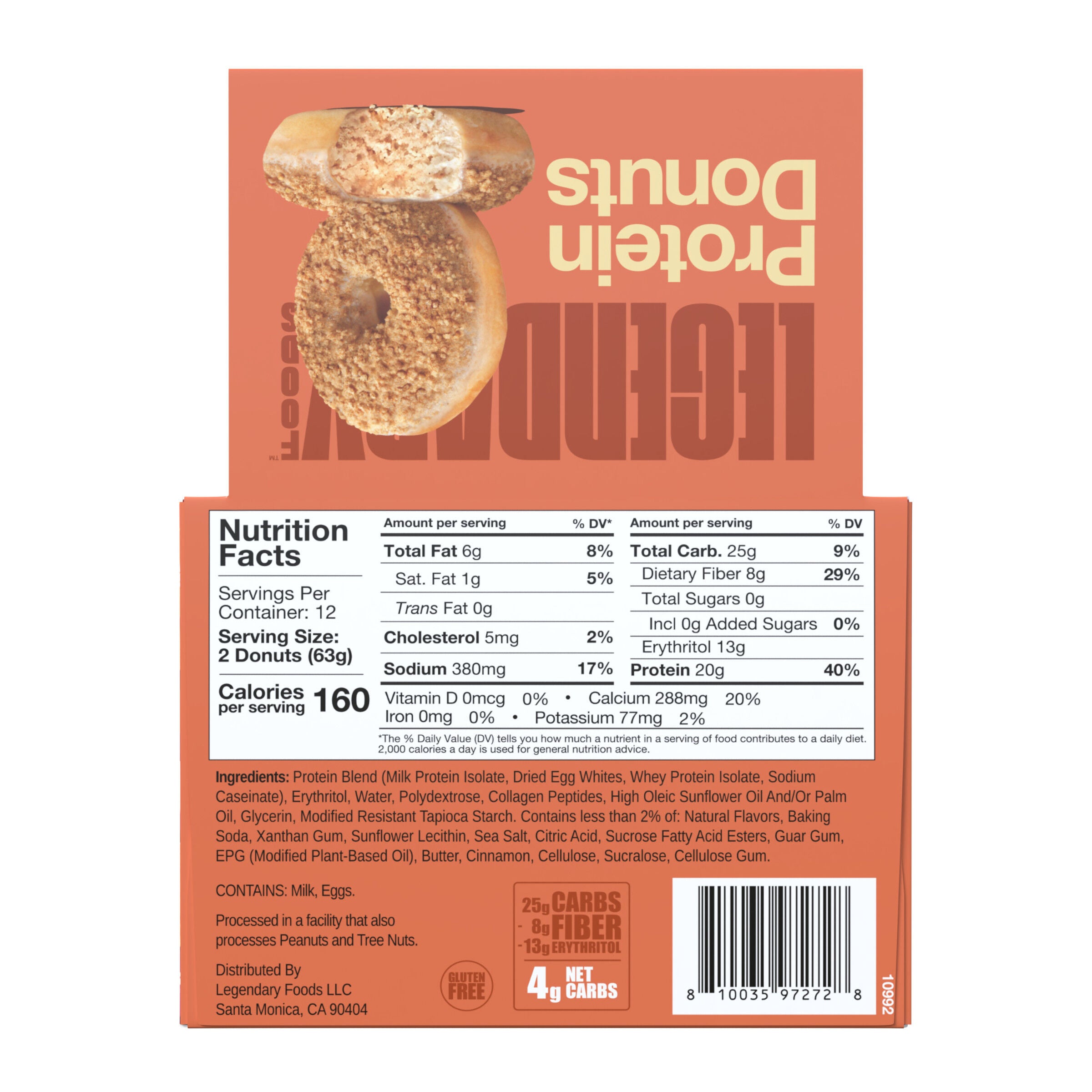 Protein Donut - Cinnamon Crumble (12 Donuts)