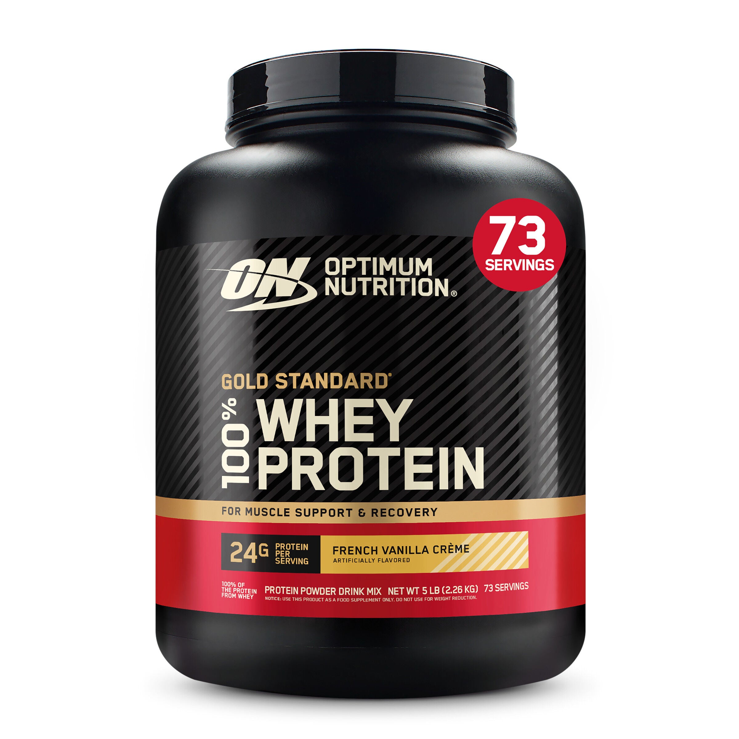 Gold Standard 100% Whey&trade; -  French Vanilla Creme (73 Servings) French Vanilla Creme | GNC