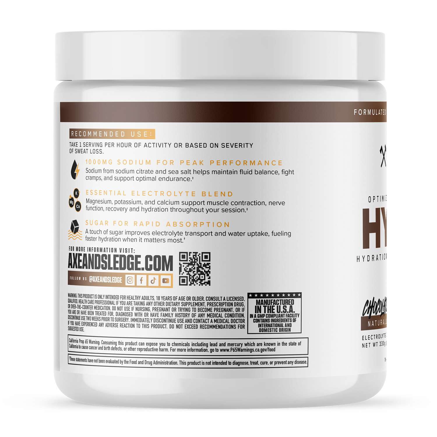 Endurance Hydrate - Chocolate Caramel (30 Servings)