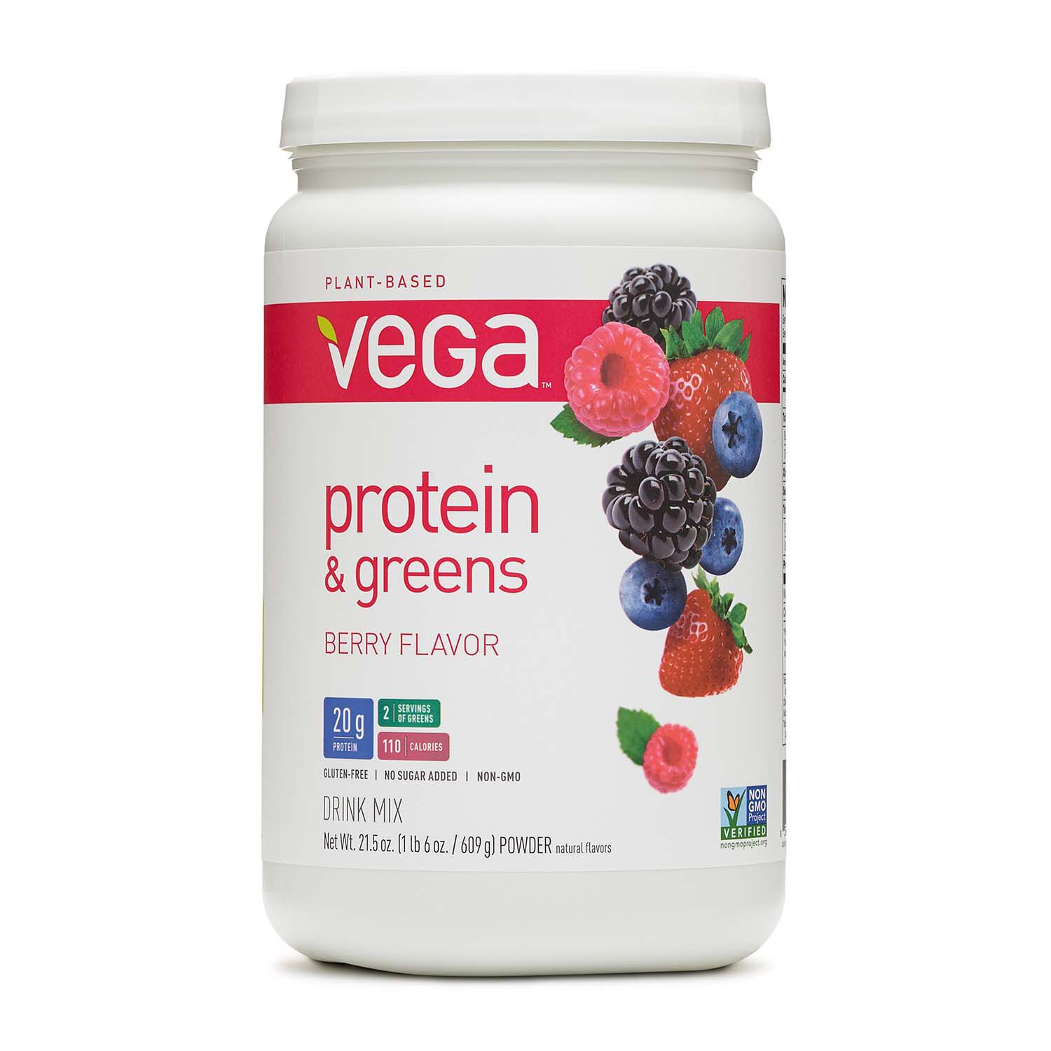 PlantBased Protein & Greens Berry Berry Flavor GNC