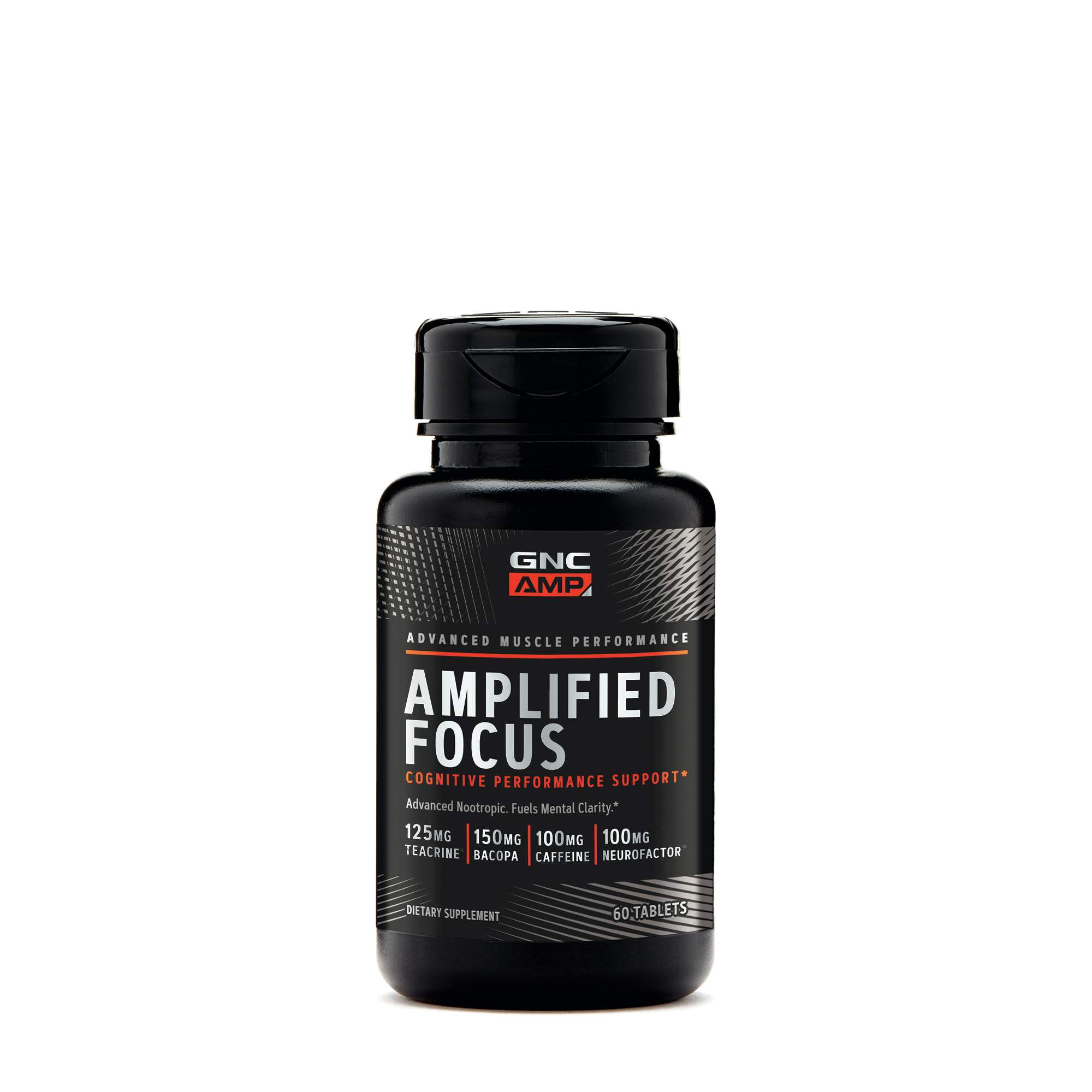 Amplified Focus Supplement - 60 Tablets (30 Servings)  | GNC