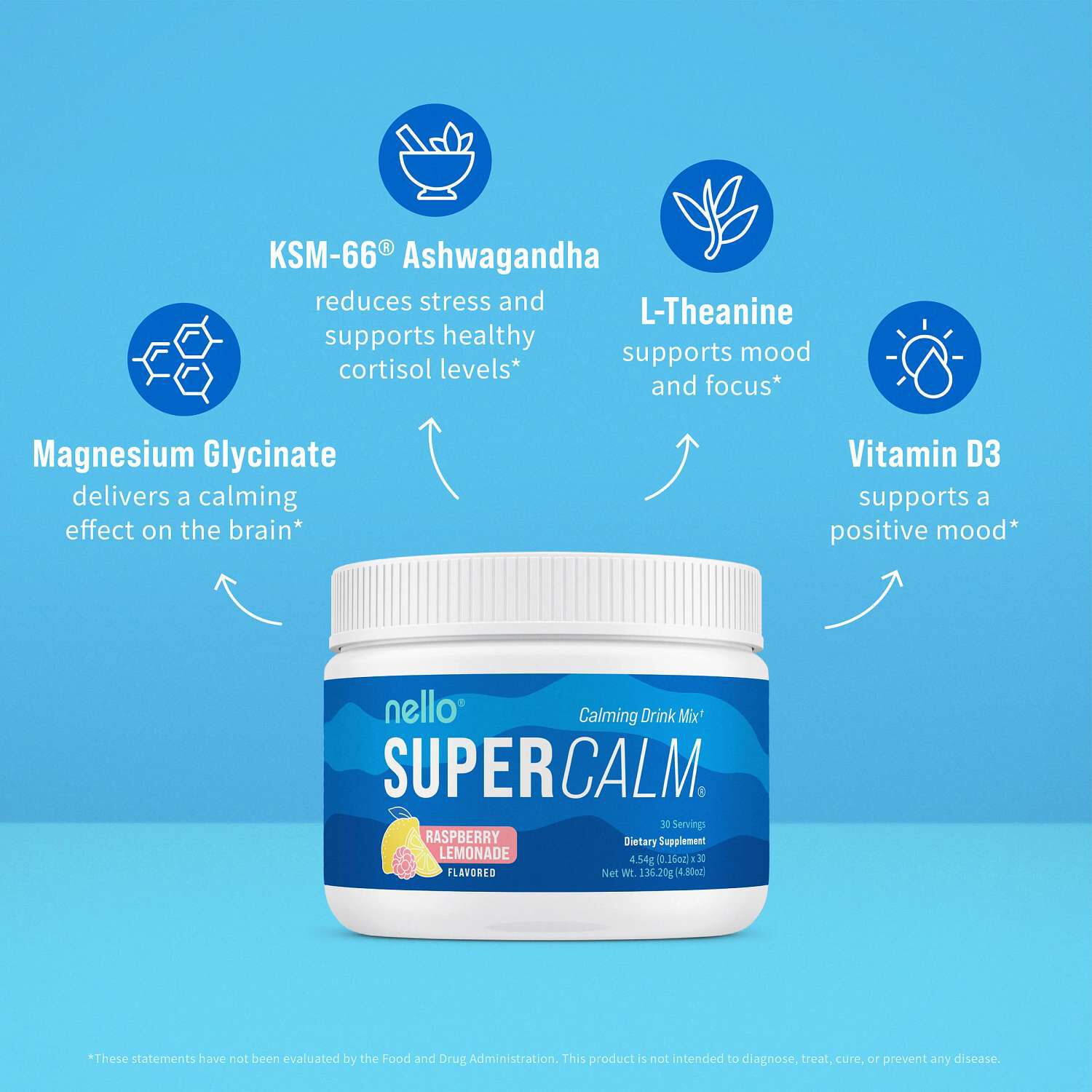 Supercalm&reg; - Raspberry Lemonade (30 Servings)