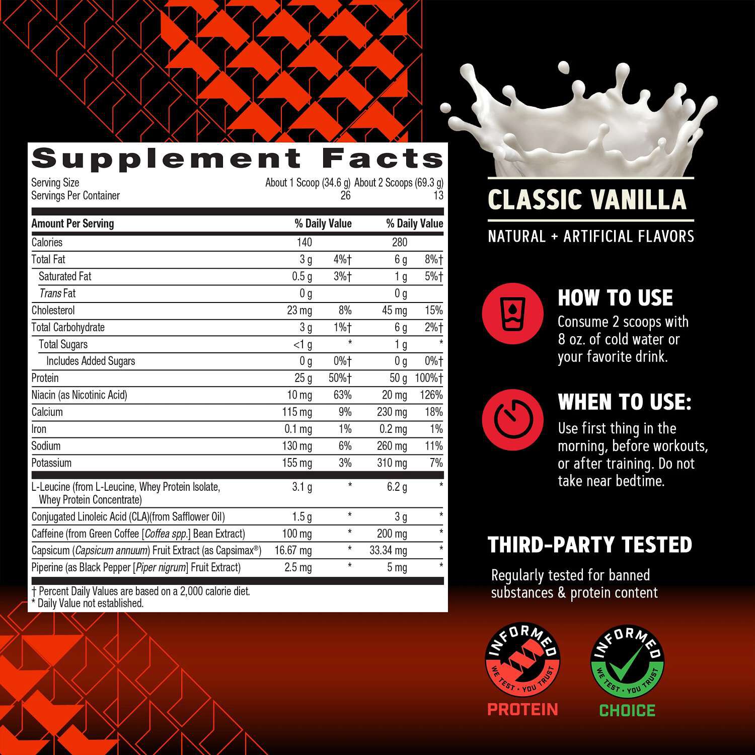 Wheybolic&reg; Ripped - Classic Vanilla (26 Servings) Classic Vanilla | GNC