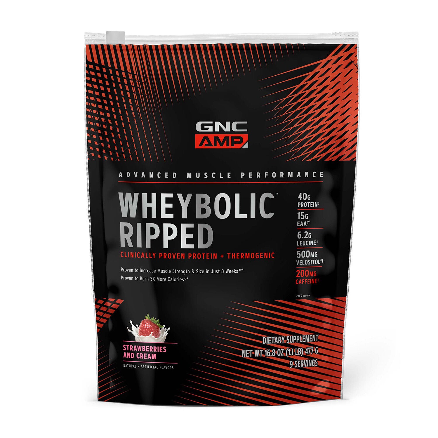 Wheybolic&trade; Ripped - Strawberries and Cream (9 Servings) Strawberries and Cream | GNC
