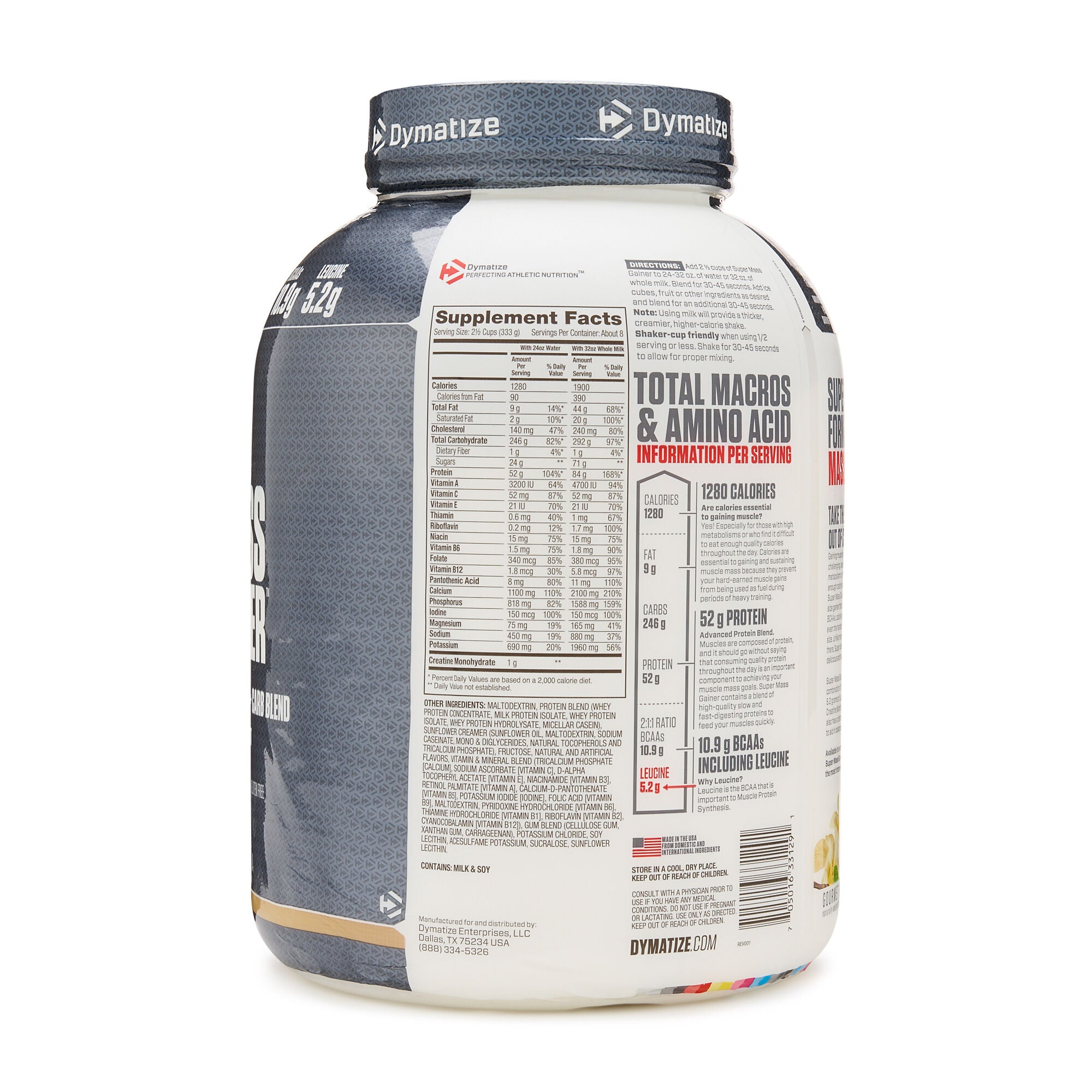 Super Mass Gainer&trade; - Gourmet Vanilla (8 Servings)