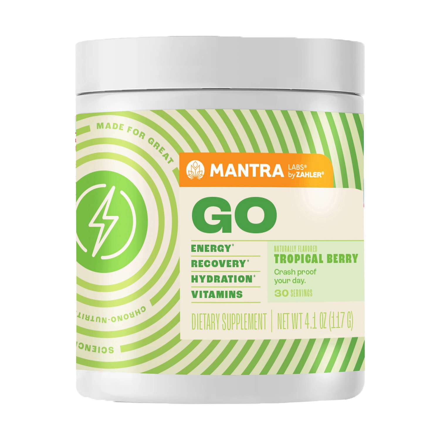ZAHLER® - Mantra Go - Tropical Berry - 4.1 oz (30 Servings) | GNC