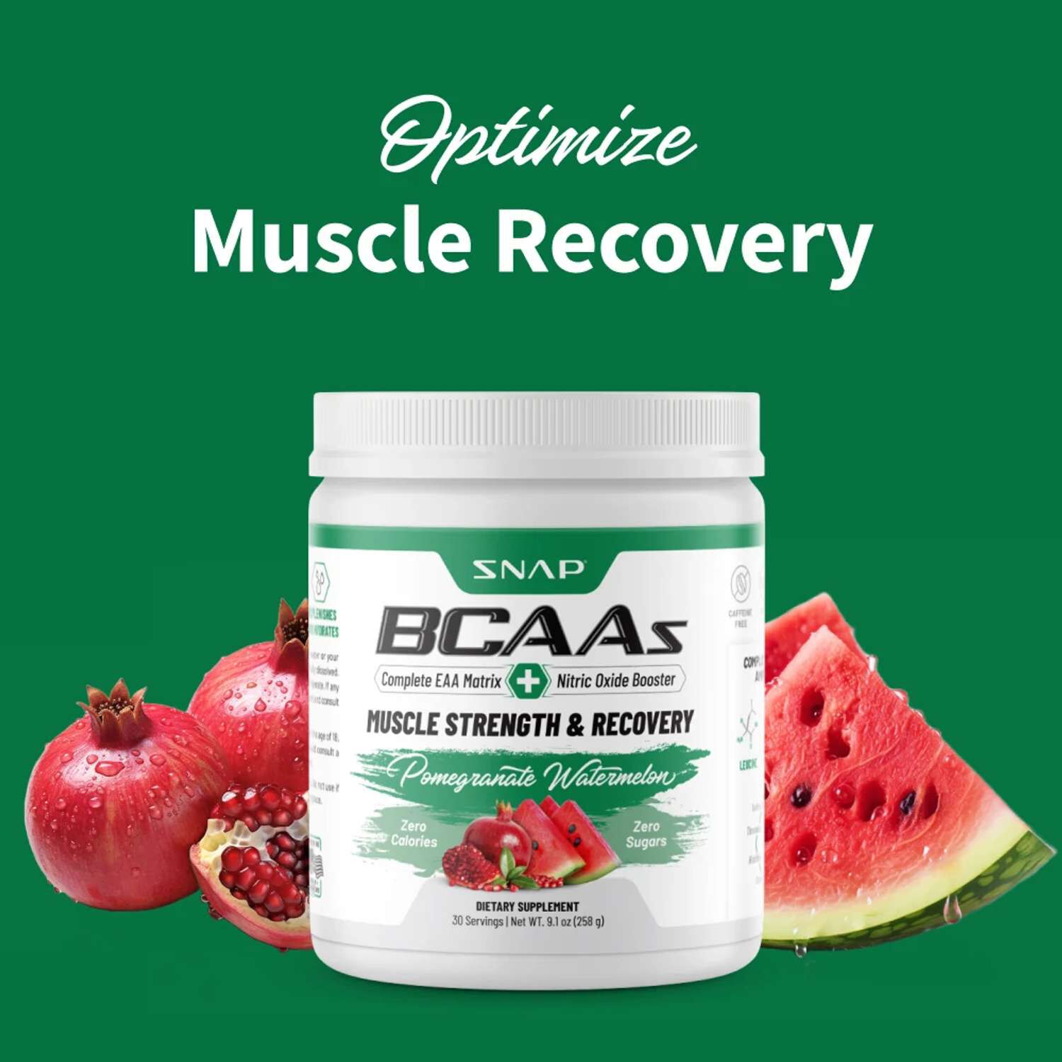 BCAA Powder - Pomegranate Watermelon (30 Servings) Pomegranate Watermelon | GNC