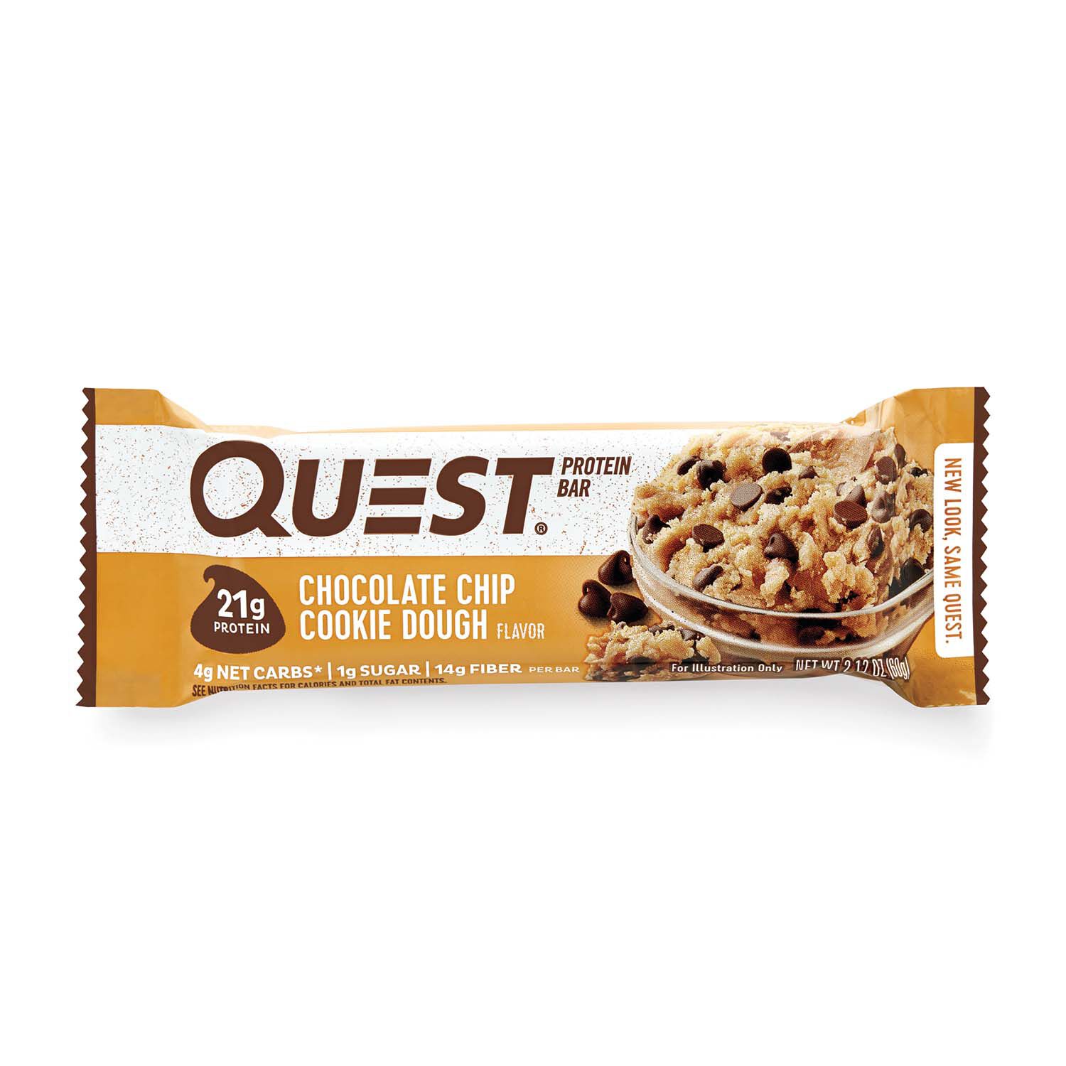 Quest Bar &ndash; Chocolate Chip Cookie Dough (12 Bars) Chocolate Chip Cookie Dough | GNC