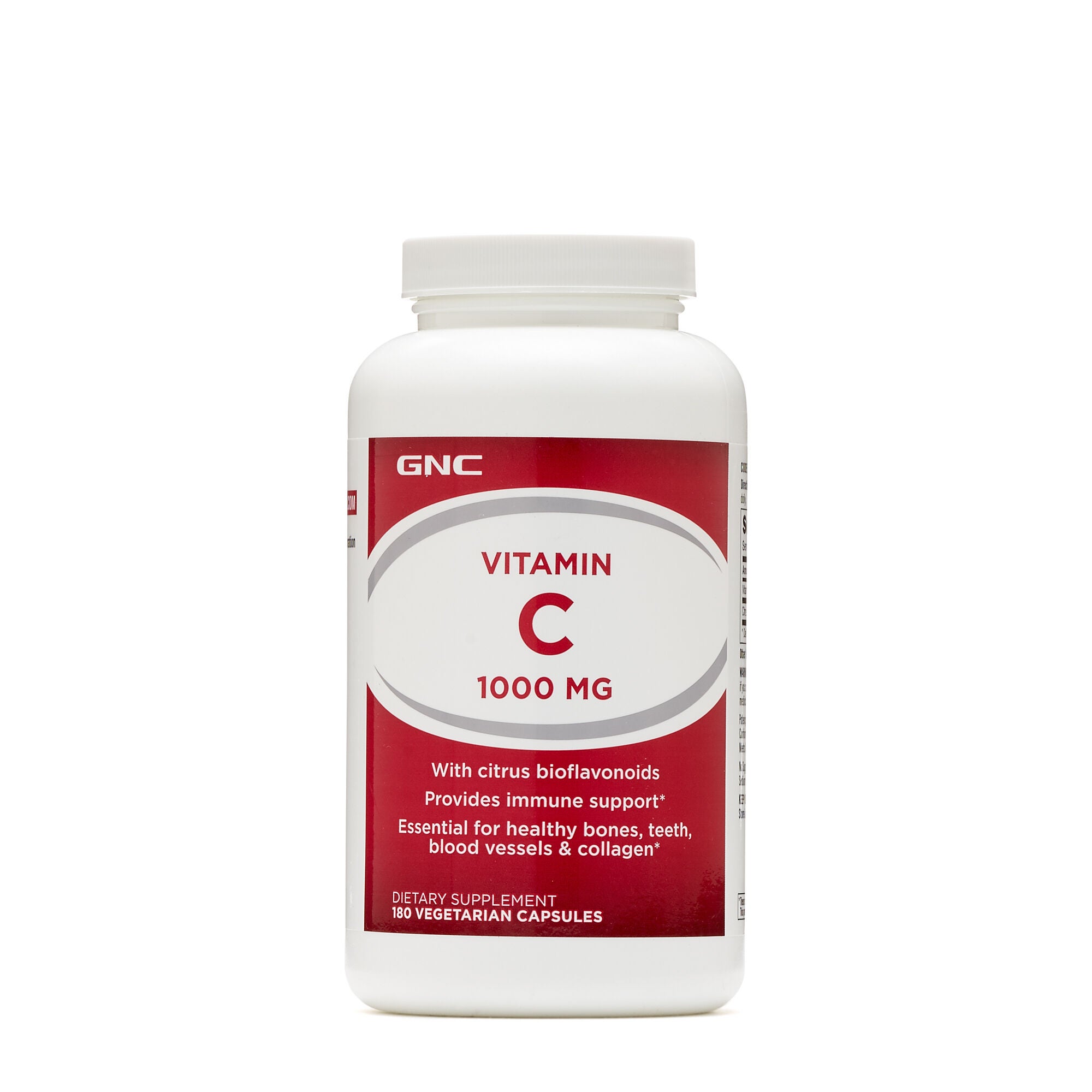 Gnc Vitamin C 1000 Mg With Citrus Bioflavonoids 180 Capsules Gnc