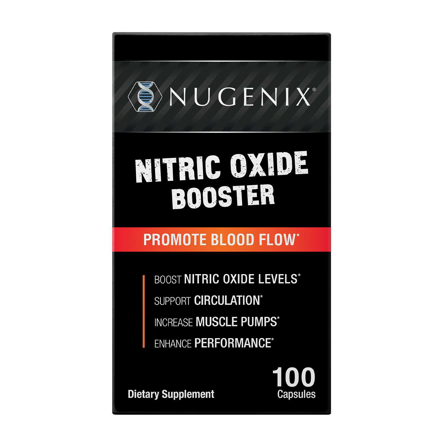 Nitric Oxide Booster - 100 Capsules (25 Servings)