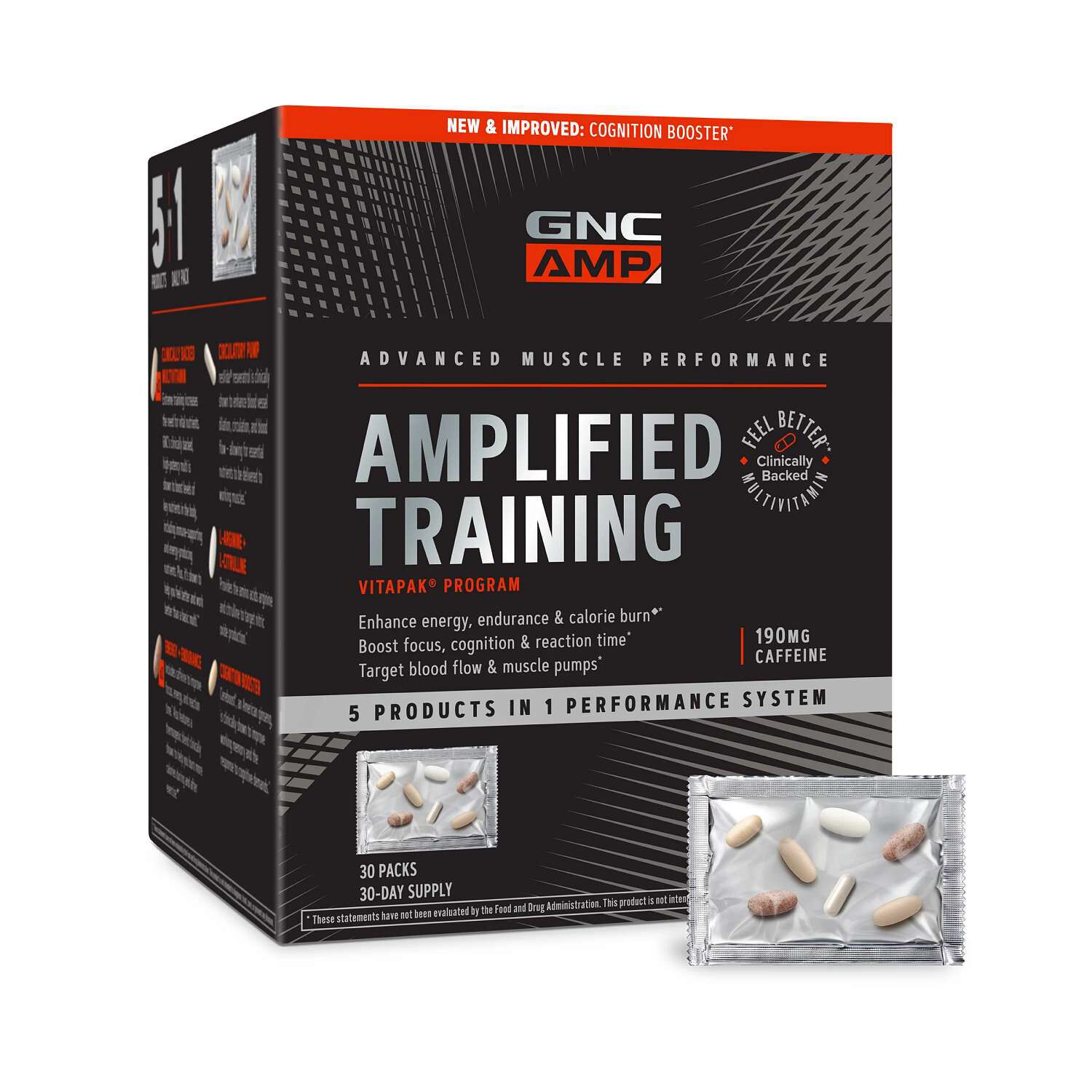 Amplified Training Vitapak (1 Month Supply)  | GNC