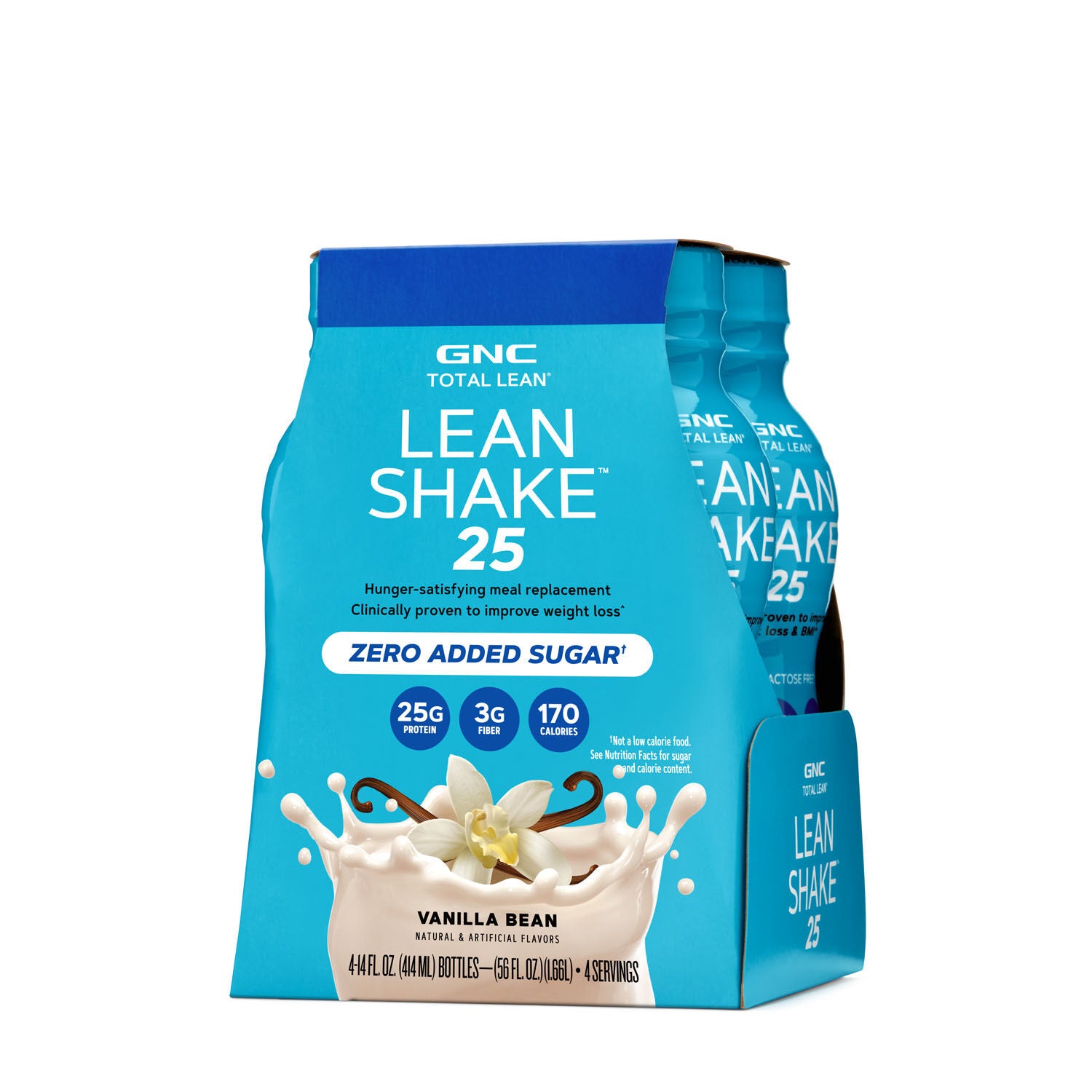 Lean Shake 25 - Vanilla Bean - 14oz. (4 Bottles) Vanilla Bean | GNC