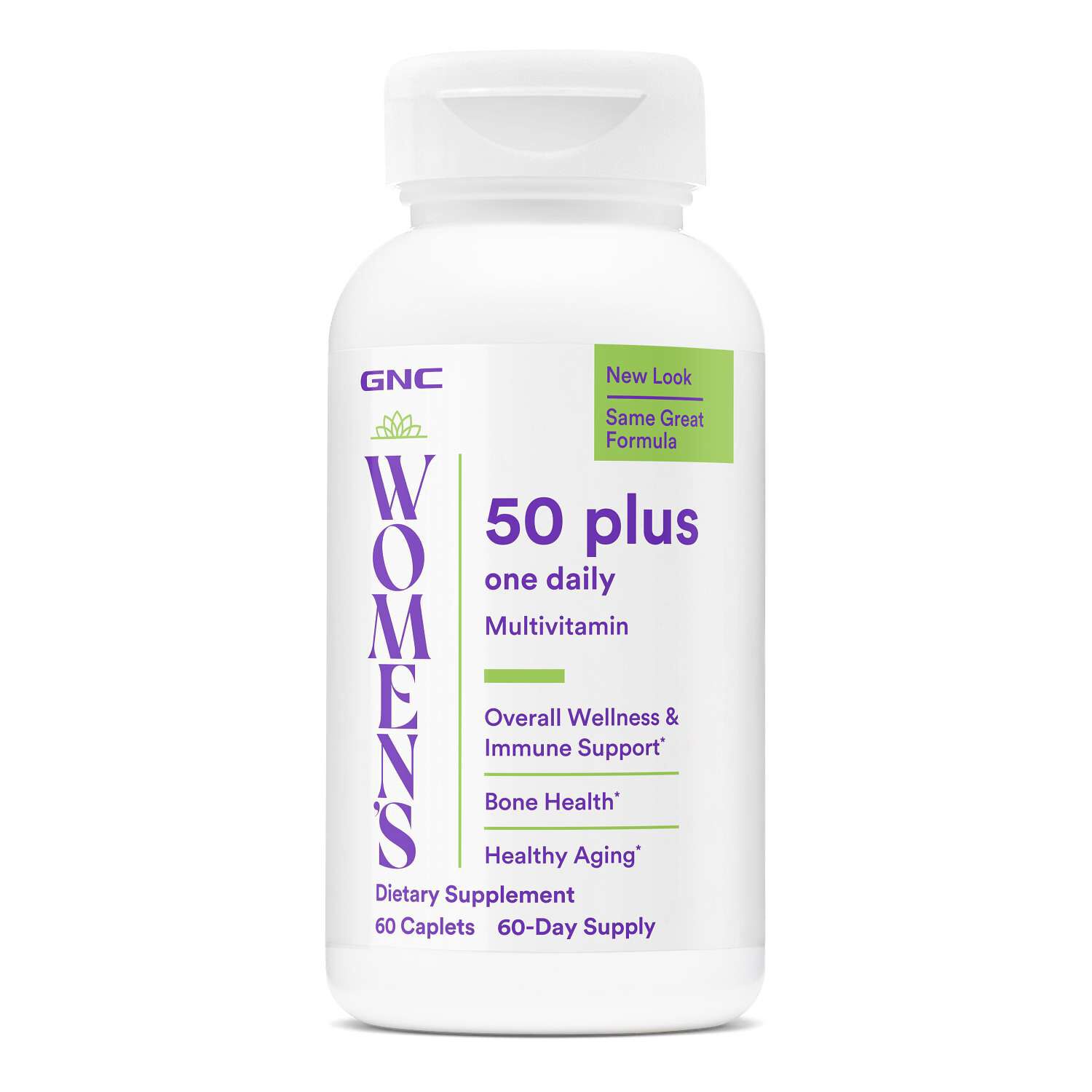 One Daily Multivitamin 50 Plus - 60 Caplets (60 Servings)  | GNC