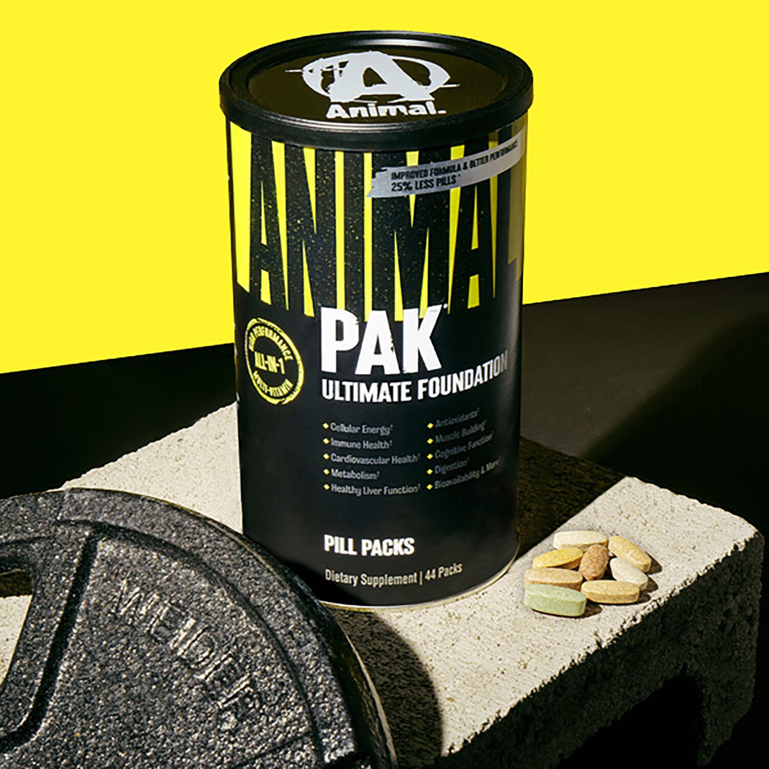 Animal Pak Ultimate Foundation Pill Packs - 44 Packs &#40;22 Servings&#41;  | GNC