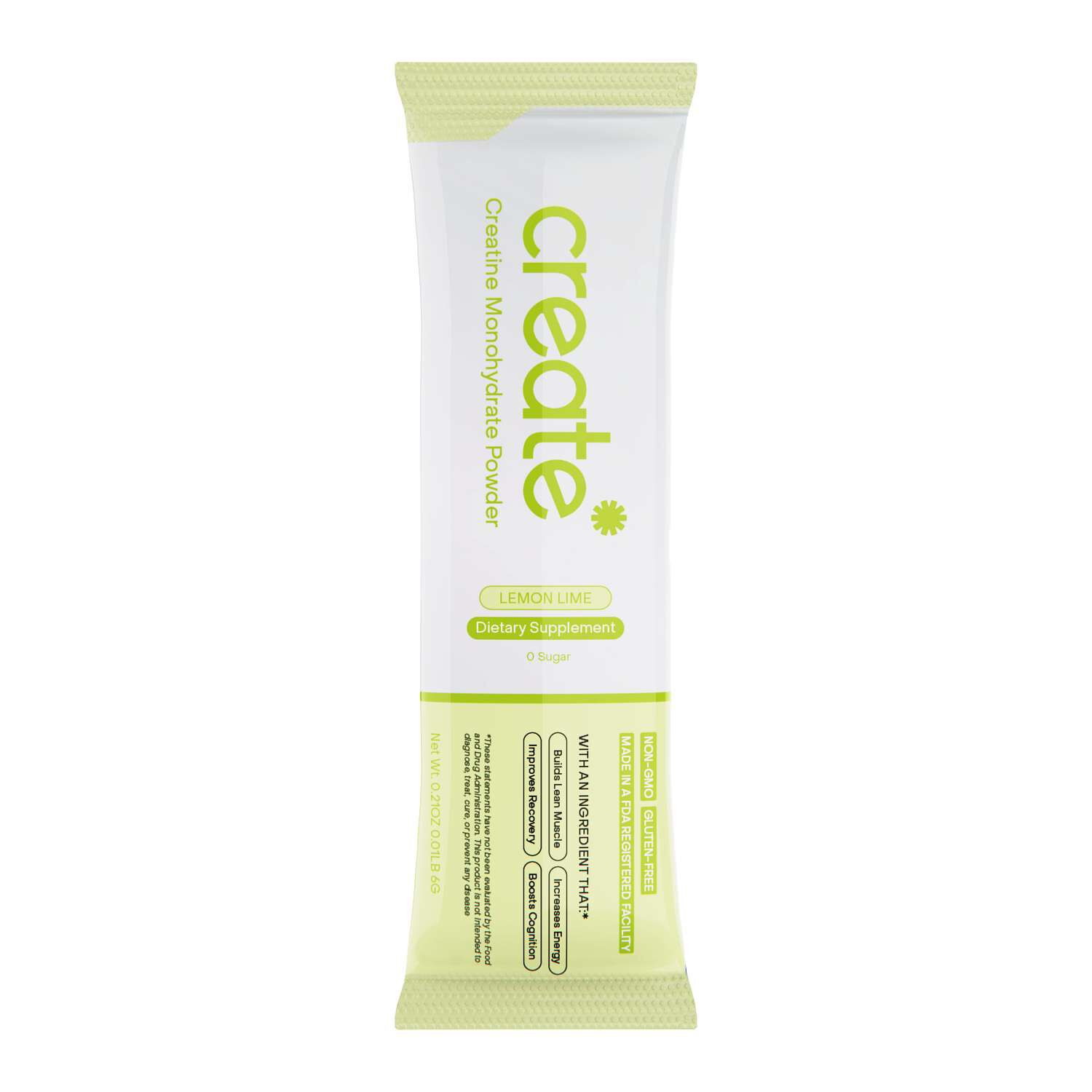 Creatine Monohydrate On-The-Go Stick Packs - Lemon Lime (30 Stick Packs)  | GNC