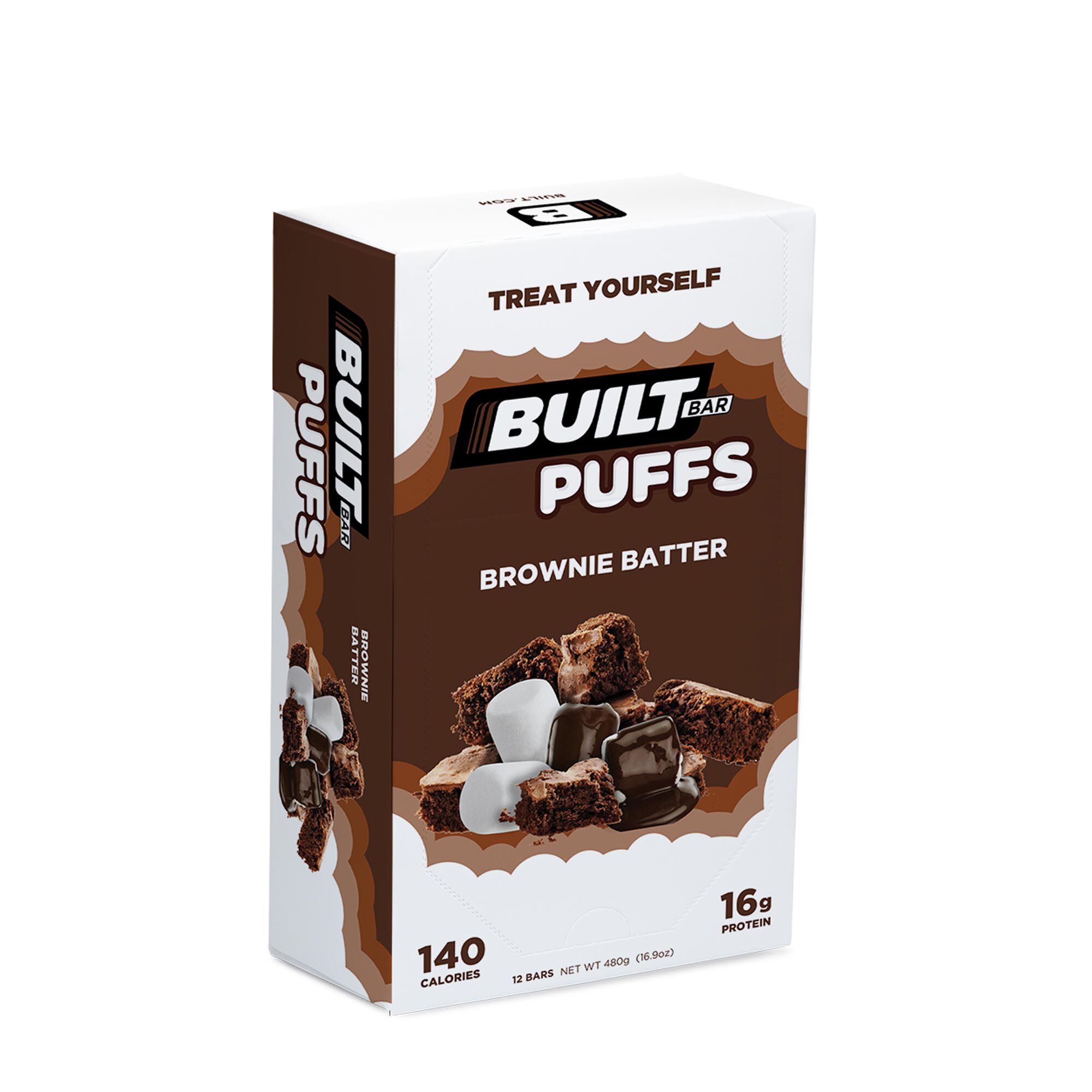 Protein Puffs Brownie Batter (12 Bars) Brownie Batter GNC