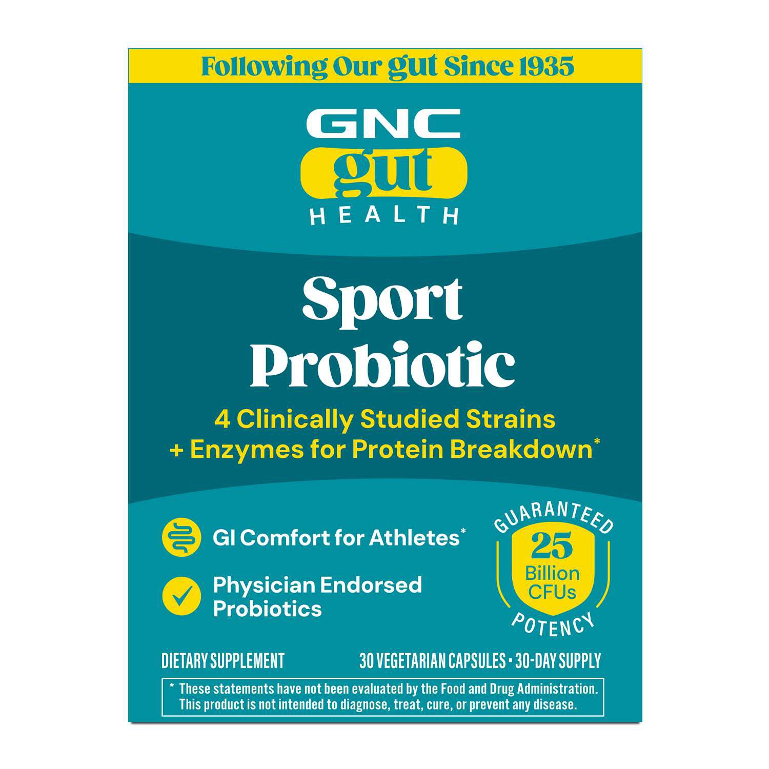 Sport Probiotic 25 Billion CFU - 30 Capsules (30 Servings)