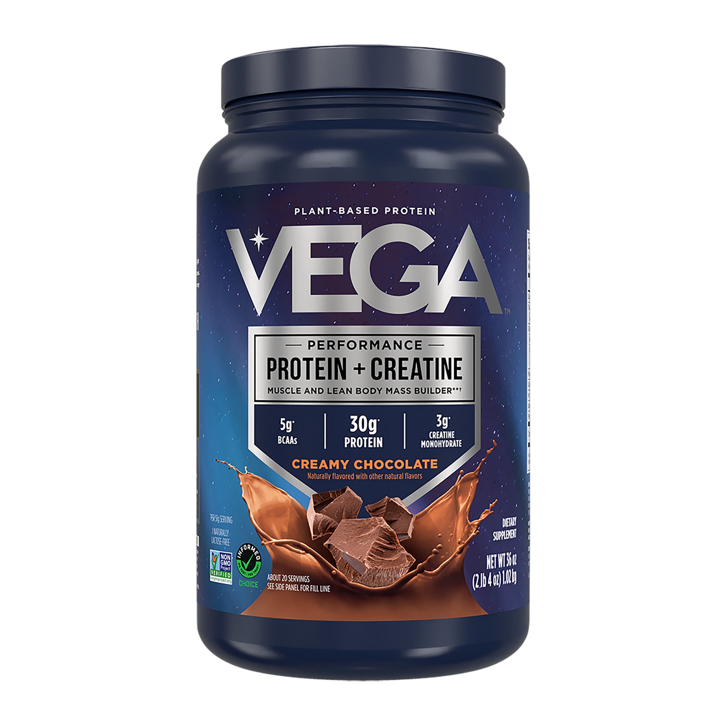 Protein + Creatine - Creamy Chocolate (20 Servings)  | GNC